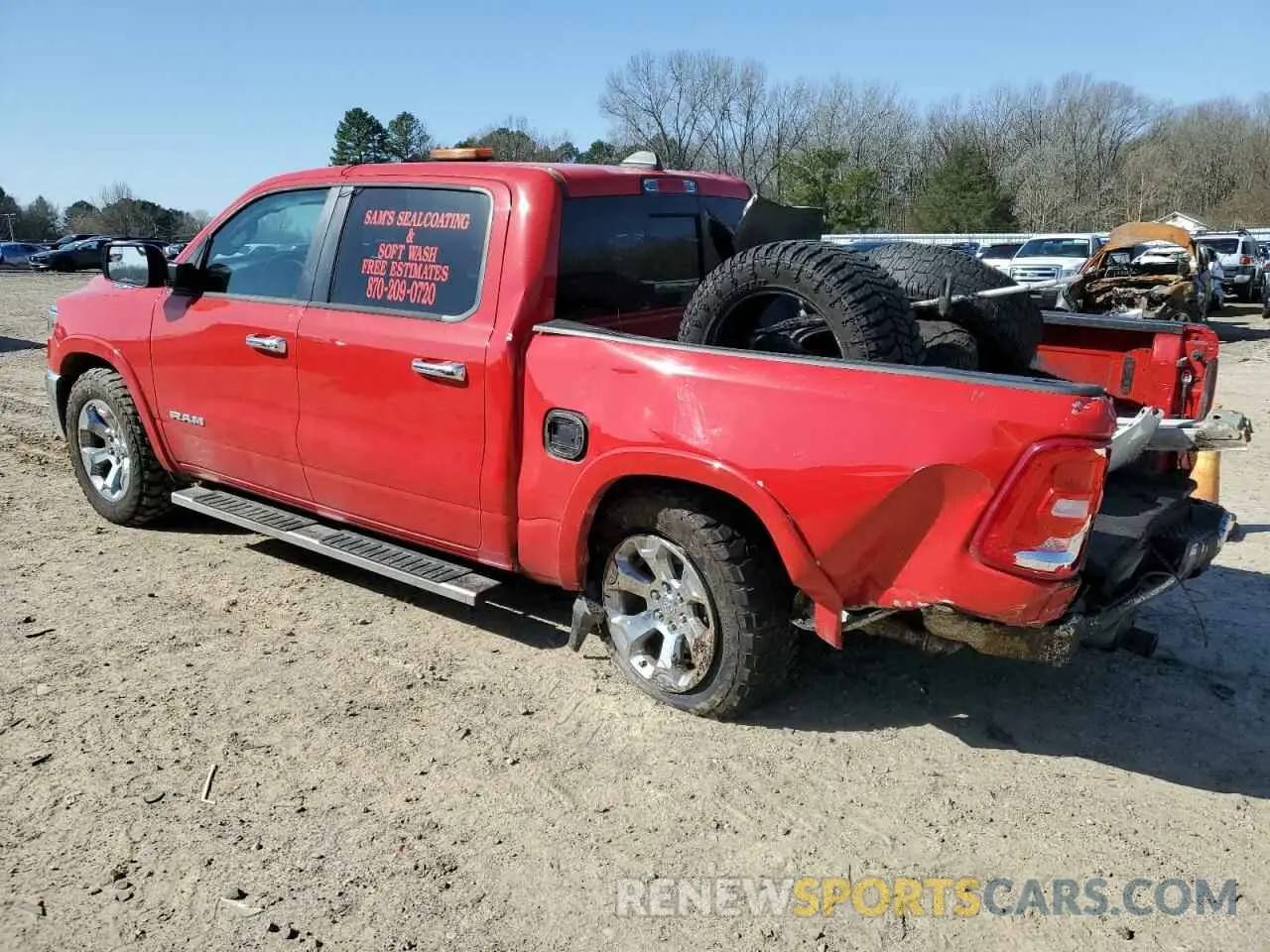 2 Photograph of a damaged car 1C6SRFFP8SN506775 RAM 1500 2025