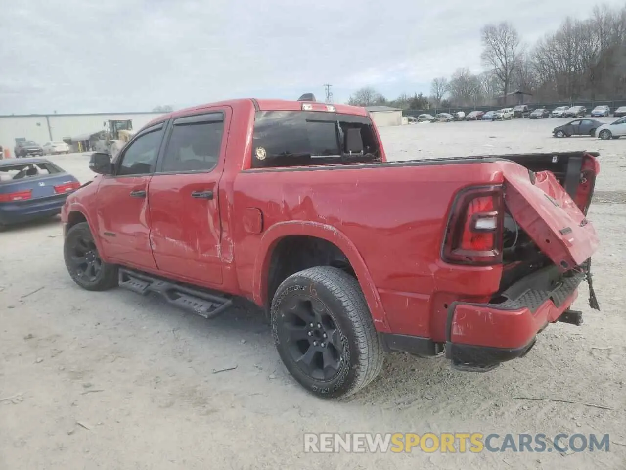 2 Photograph of a damaged car 1C6SRFFP8SN606374 RAM 1500 2025