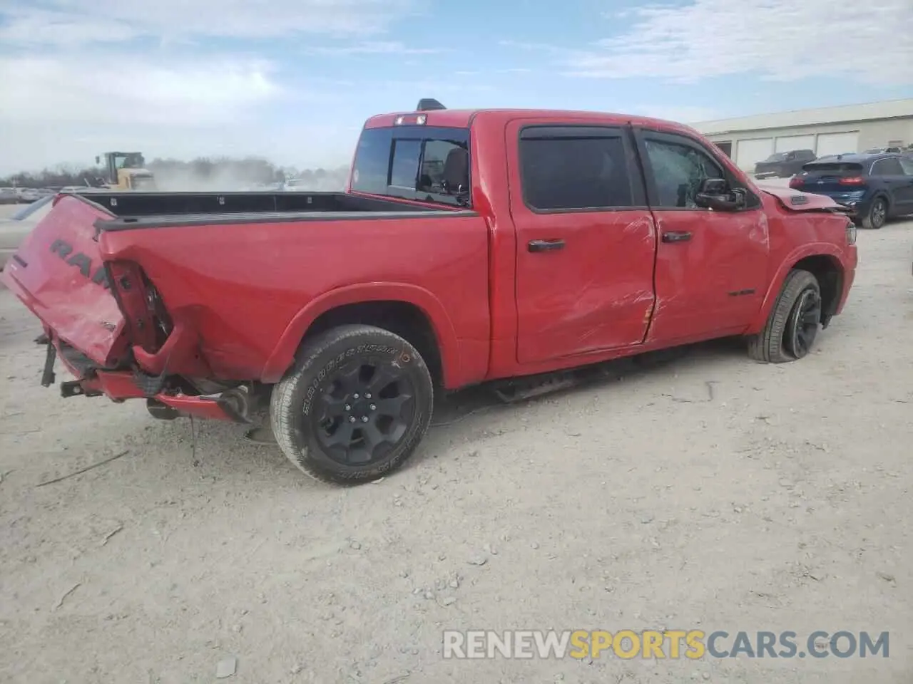 3 Photograph of a damaged car 1C6SRFFP8SN606374 RAM 1500 2025