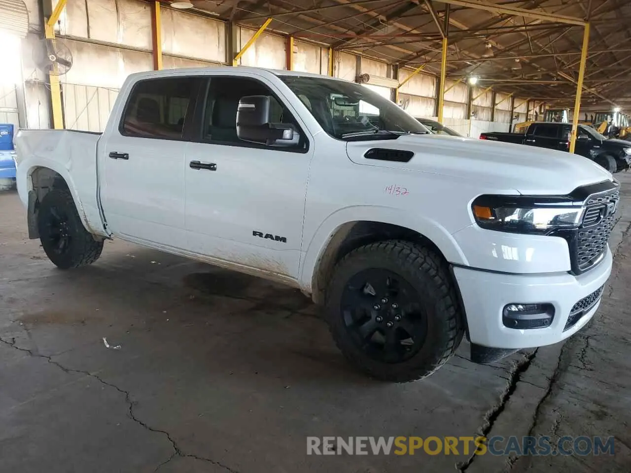 4 Photograph of a damaged car 1C6SRFFP8SN618833 RAM 1500 2025