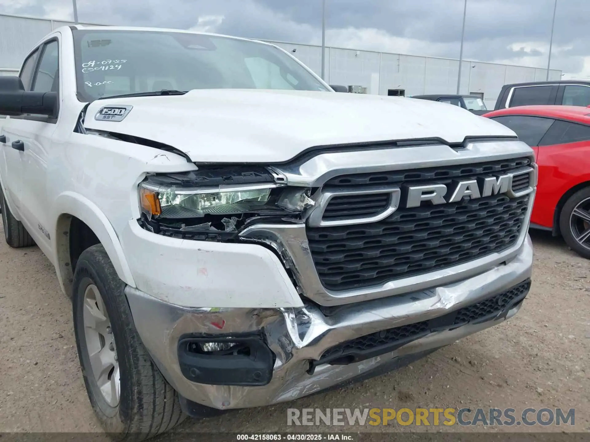 6 Photograph of a damaged car 1C6SRFFPXSN581512 RAM 1500 2025