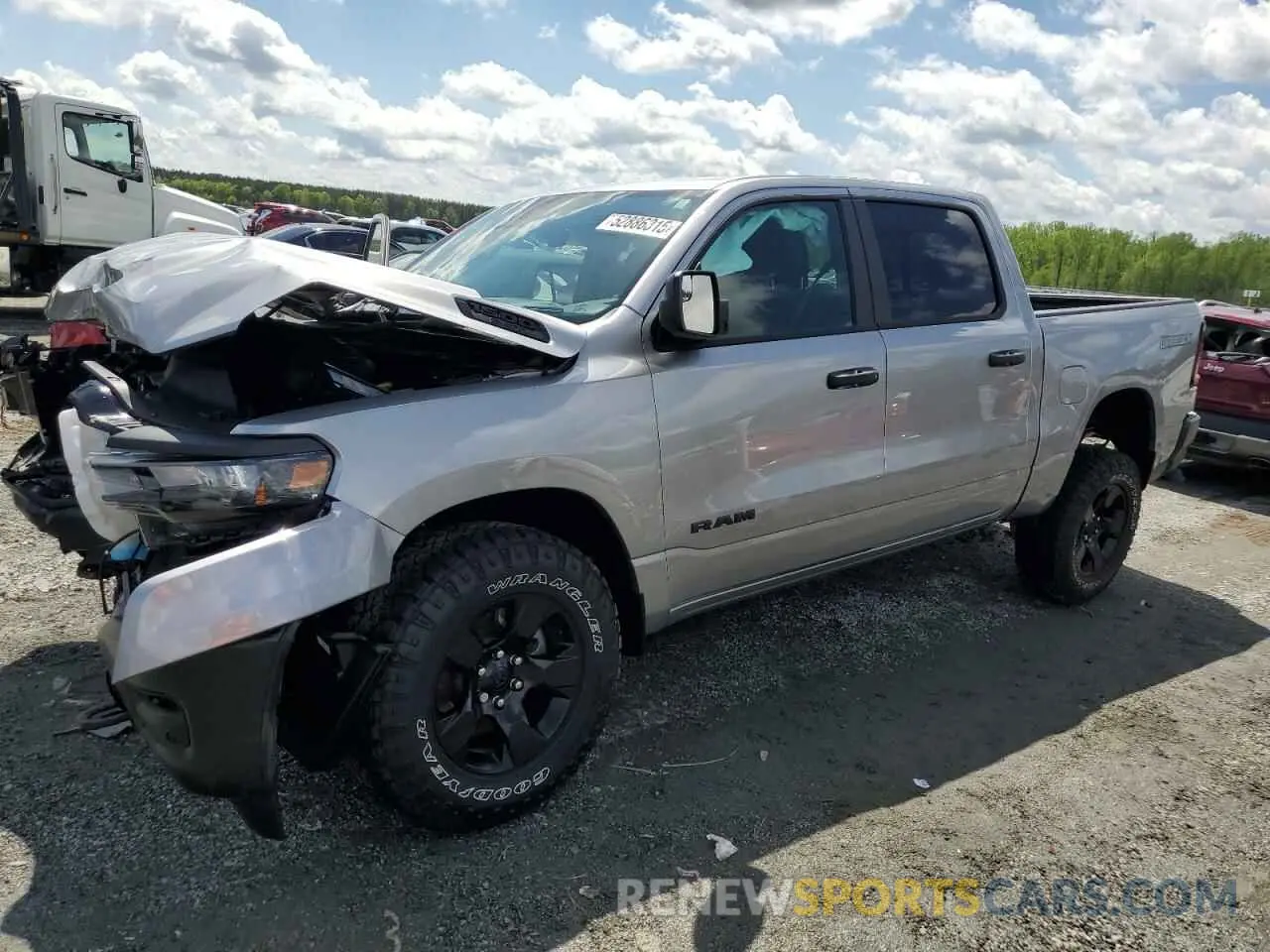 1 Photograph of a damaged car 1C6SRFGP0SN669726 RAM 1500 2025