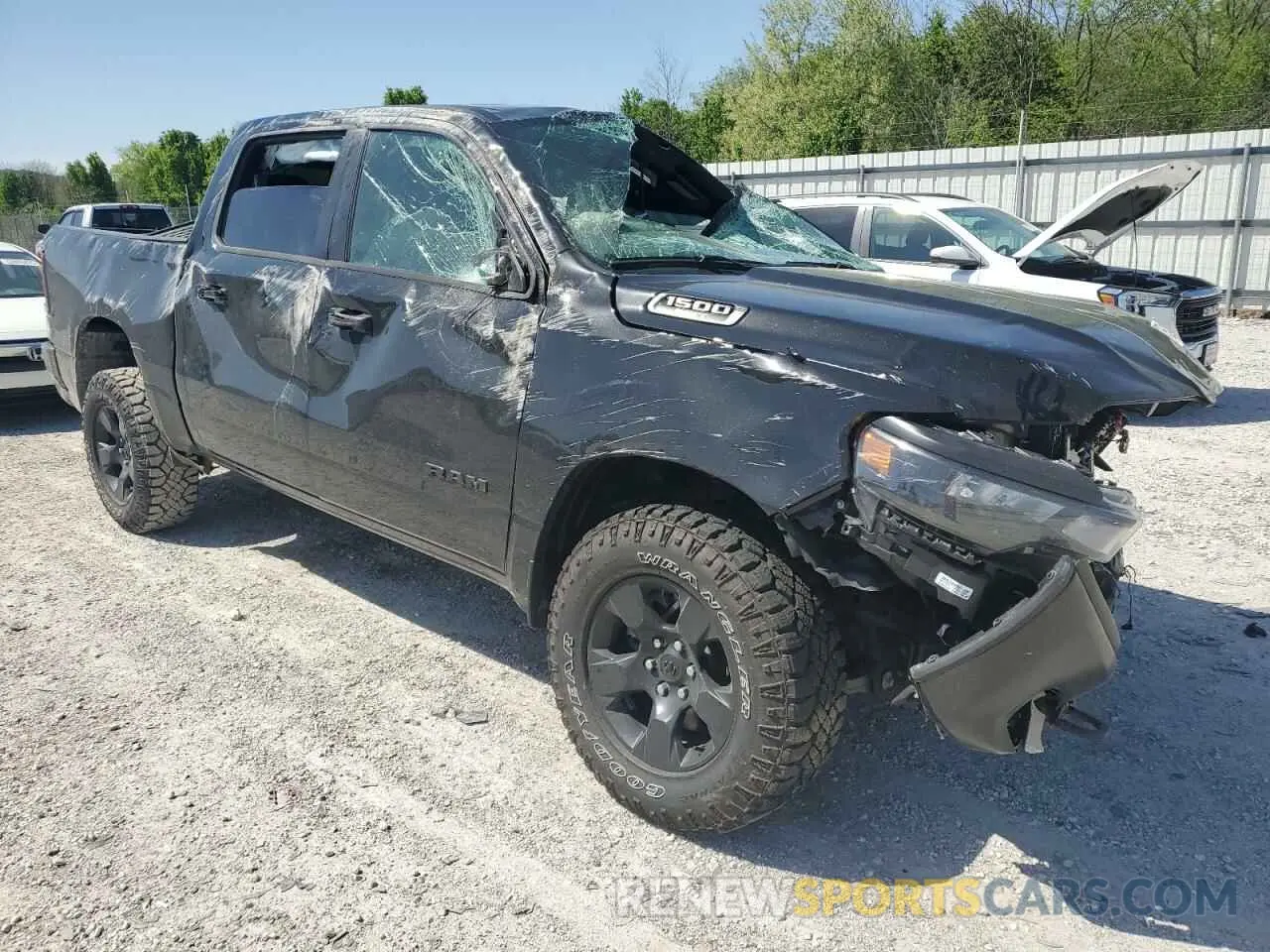 4 Photograph of a damaged car 1C6SRFGP1SN607610 RAM 1500 2025