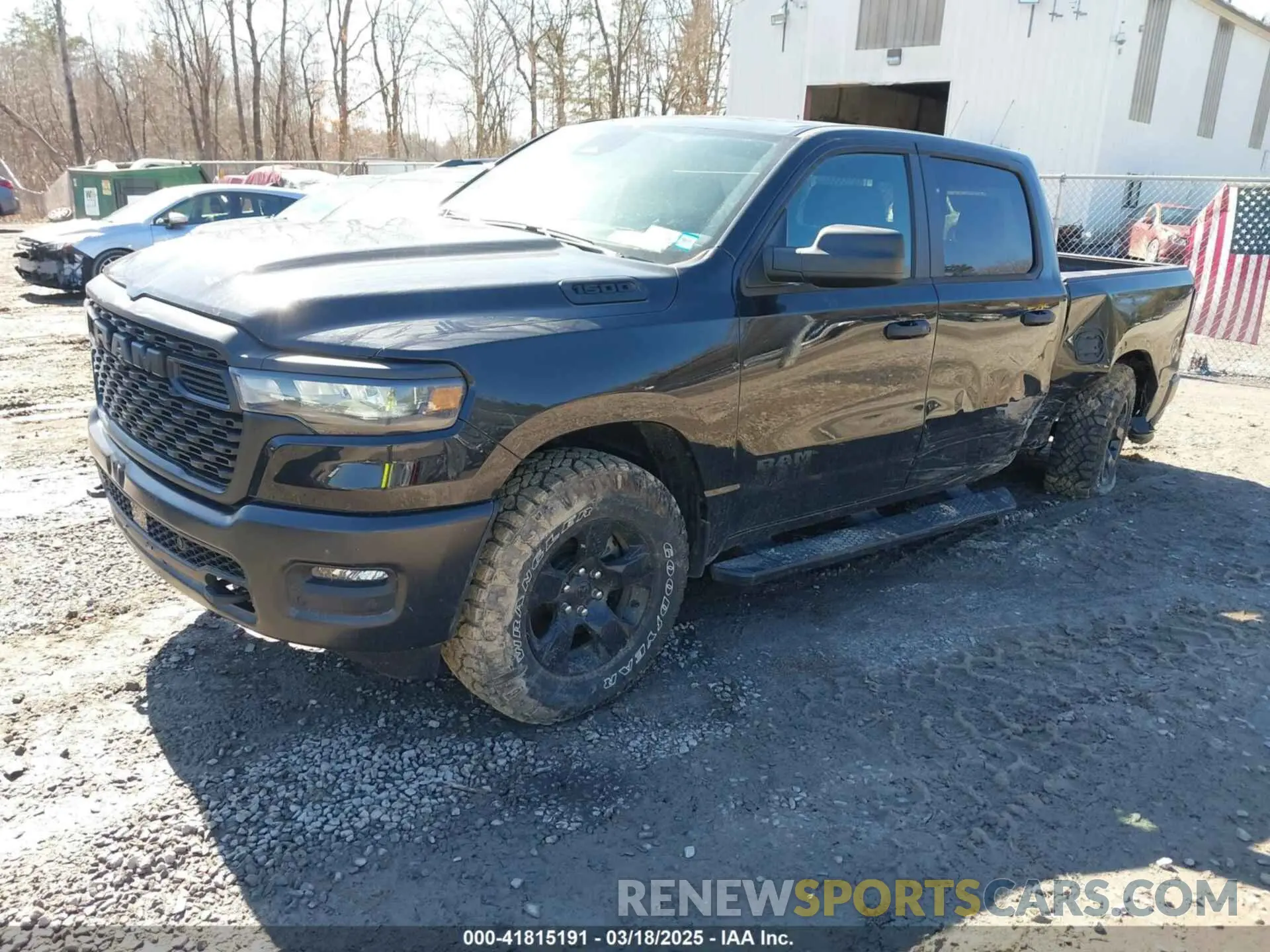 2 Photograph of a damaged car 1C6SRFGP7SN614013 RAM 1500 2025