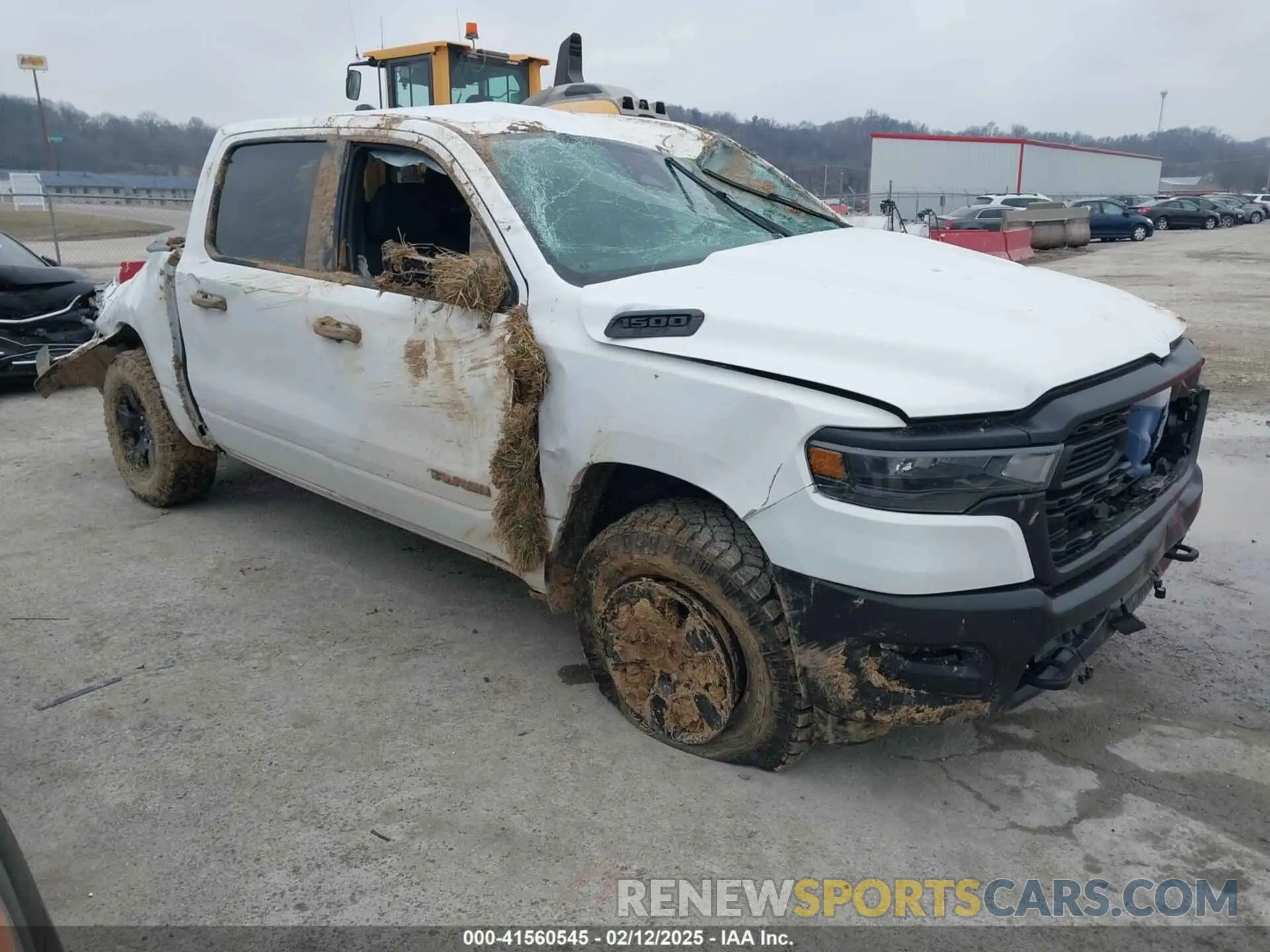1 Photograph of a damaged car 1C6SRFGPXSN605029 RAM 1500 2025