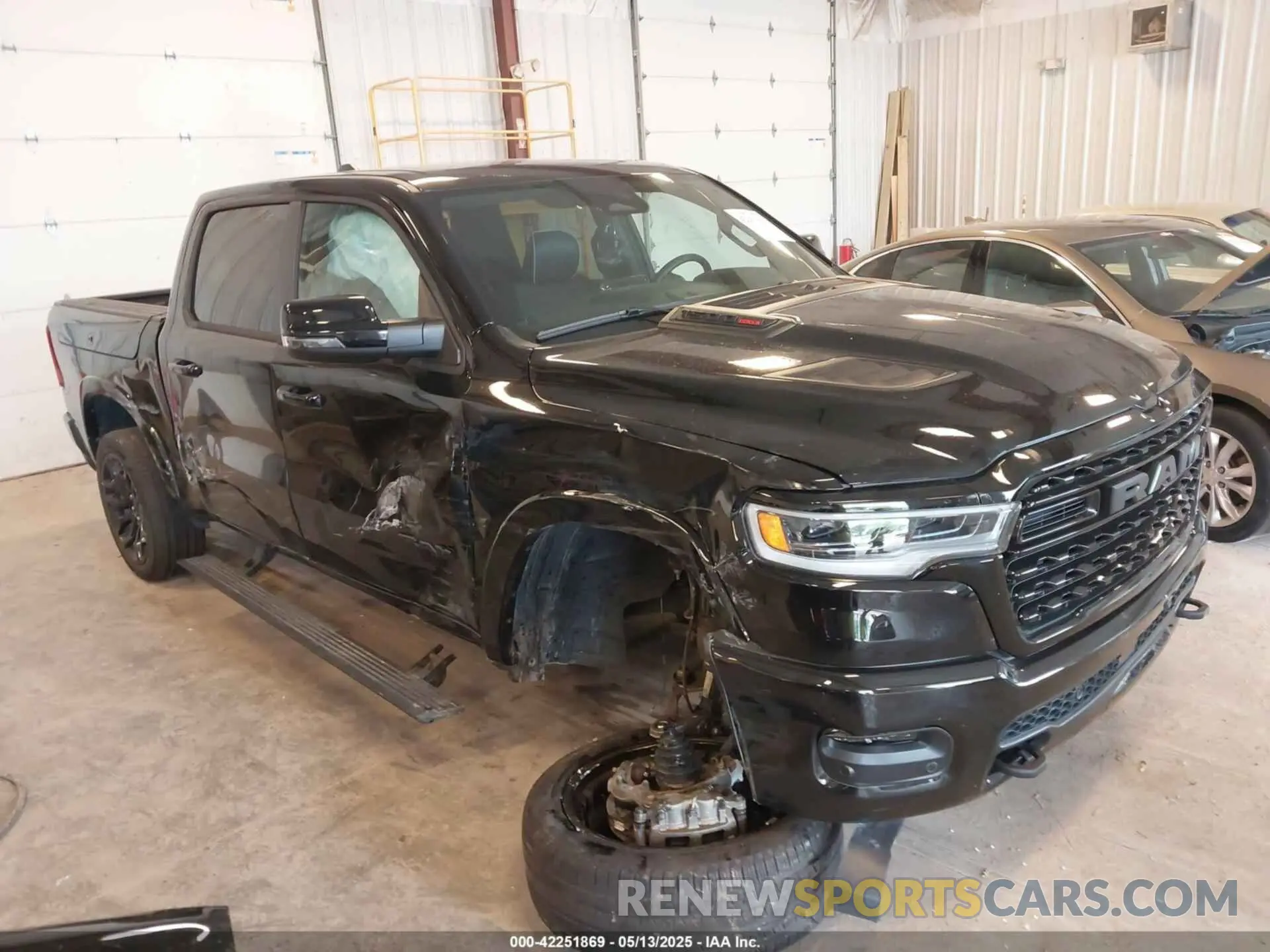 1 Photograph of a damaged car 1C6SRFHP0SN569429 RAM 1500 2025