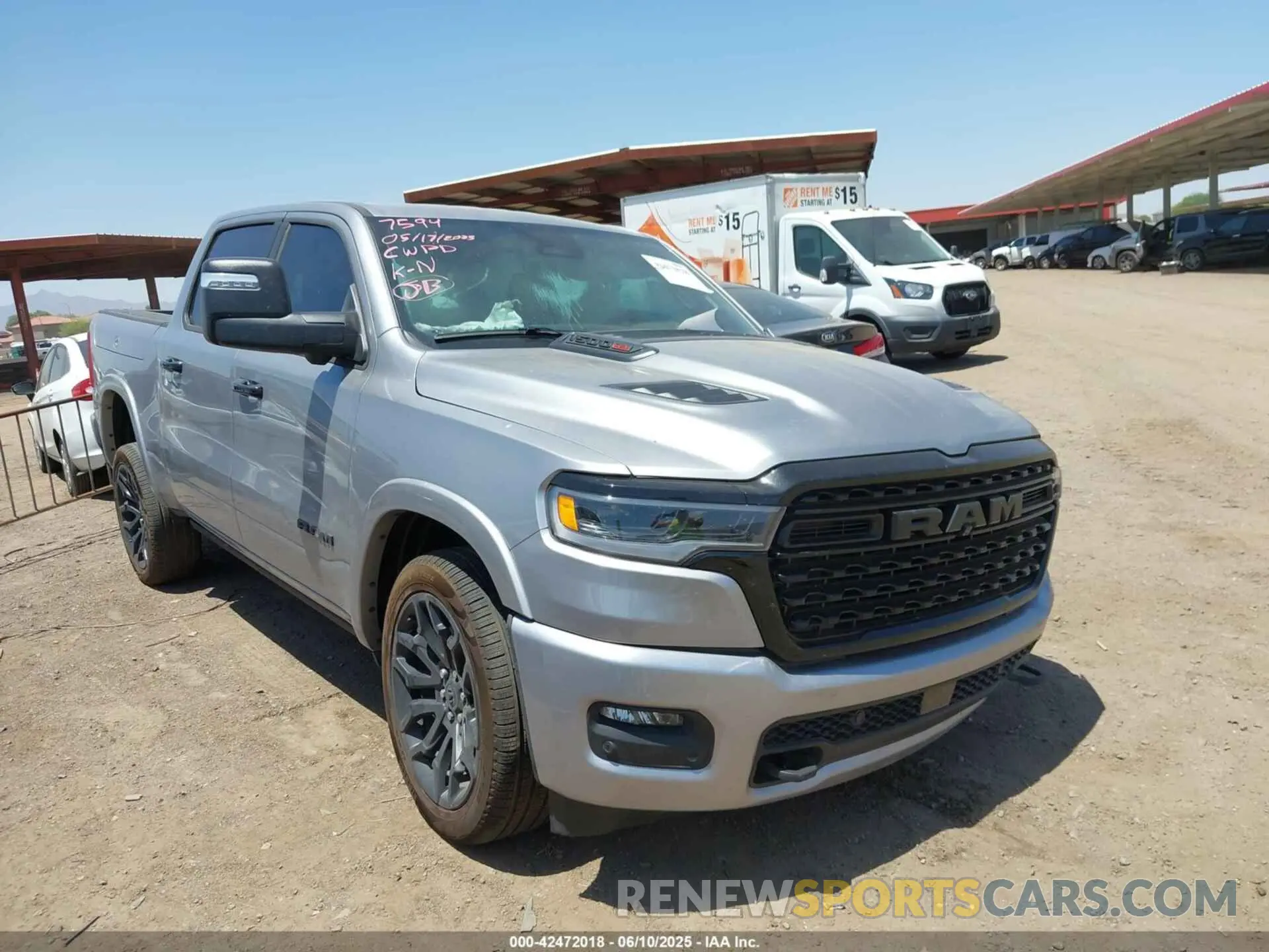 1 Photograph of a damaged car 1C6SRFHP8SN635113 RAM 1500 2025