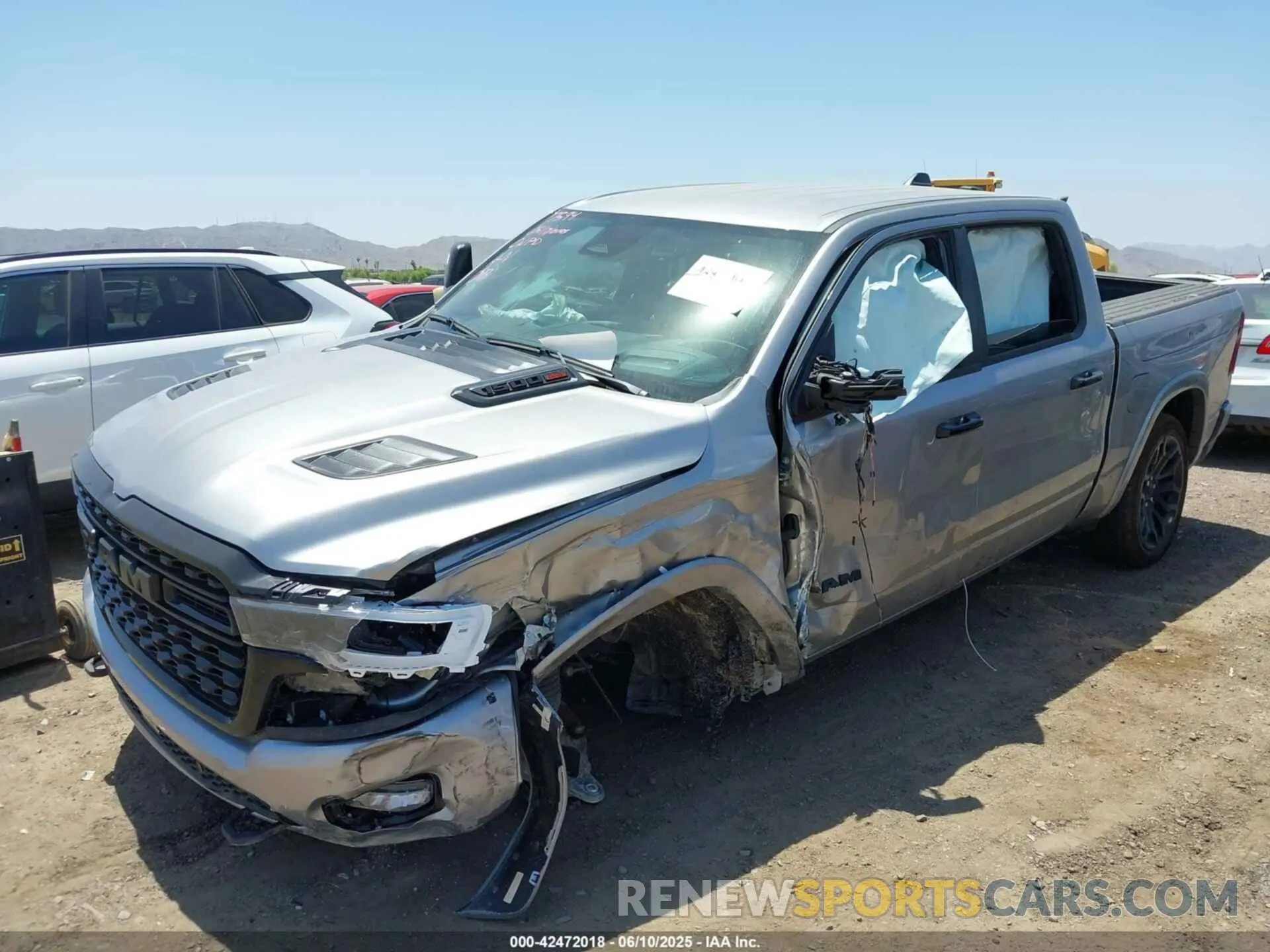 2 Photograph of a damaged car 1C6SRFHP8SN635113 RAM 1500 2025