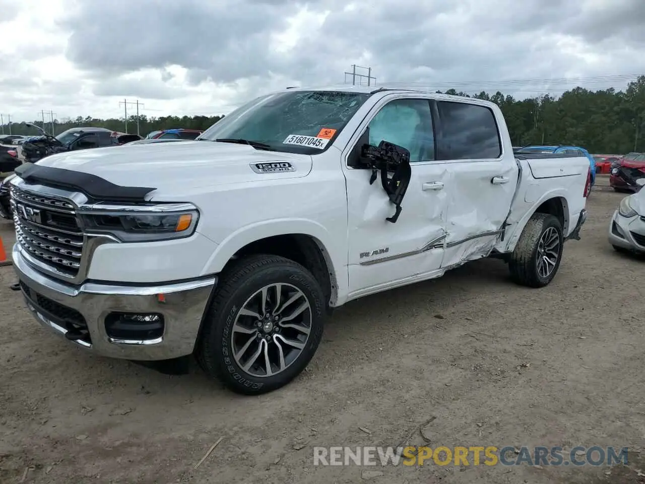 1 Photograph of a damaged car 1C6SRFHPXSN582690 RAM 1500 2025