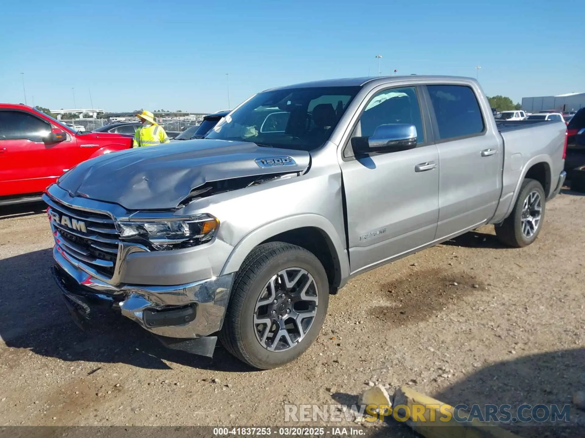 2 Photograph of a damaged car 1C6SRFJP0SN610331 RAM 1500 2025