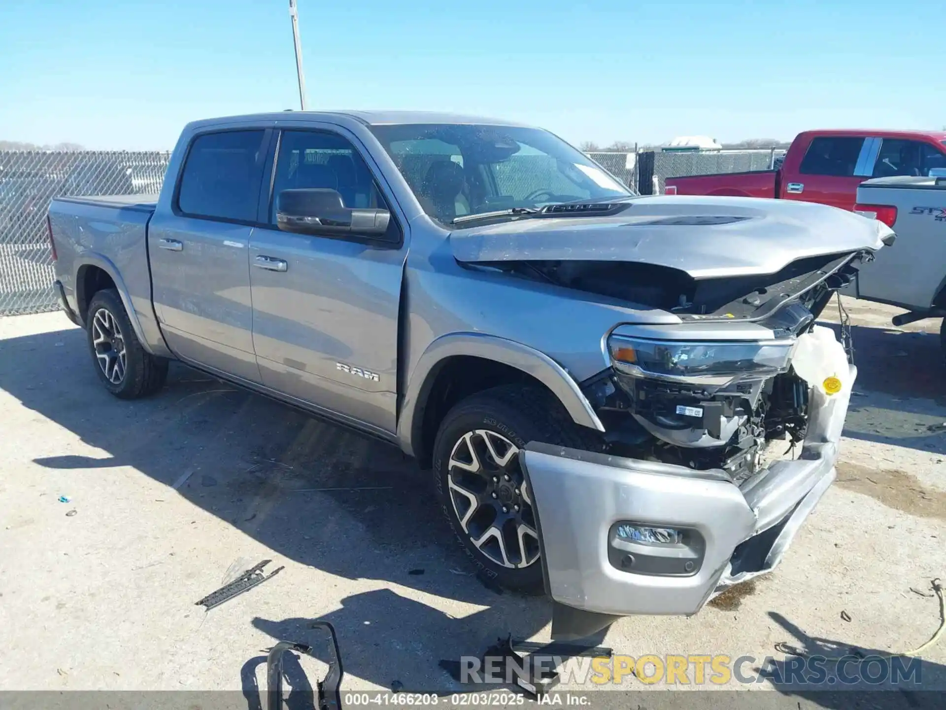 1 Photograph of a damaged car 1C6SRFJP5SN657354 RAM 1500 2025