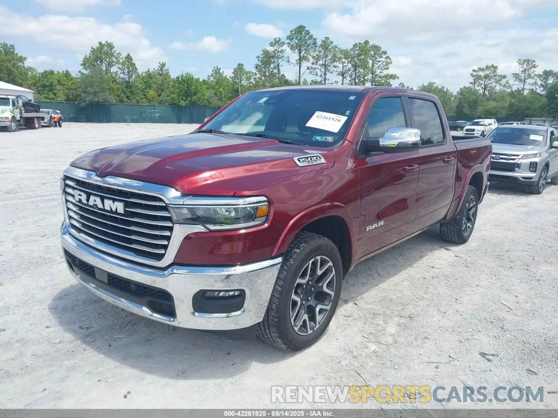 2 Photograph of a damaged car 1C6SRFJP7SN562357 RAM 1500 2025