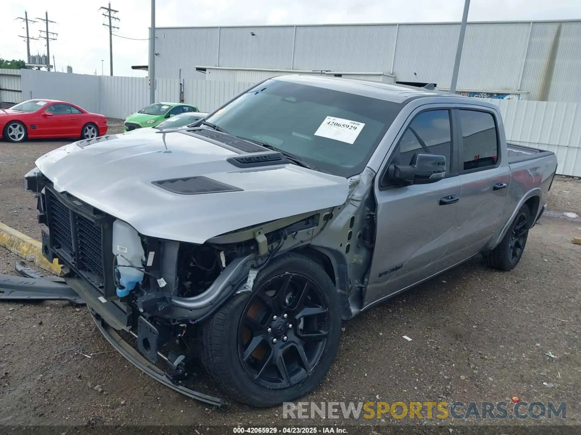 2 Photograph of a damaged car 1C6SRFJP8SN630889 RAM 1500 2025