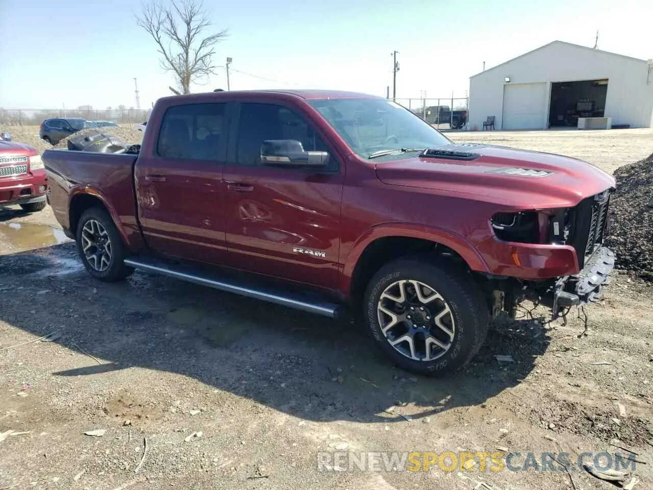 4 Photograph of a damaged car 1C6SRFJP9SN641870 RAM 1500 2025