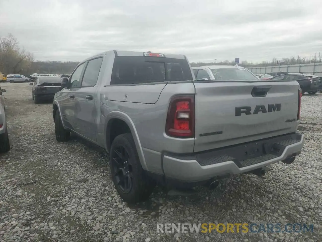 2 Photograph of a damaged car 1C6SRFJPXSN627105 RAM 1500 2025