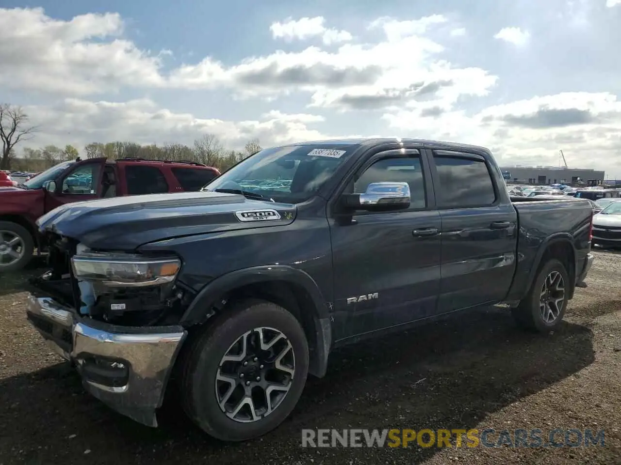 1 Photograph of a damaged car 1C6SRFJPXSN655602 RAM 1500 2025