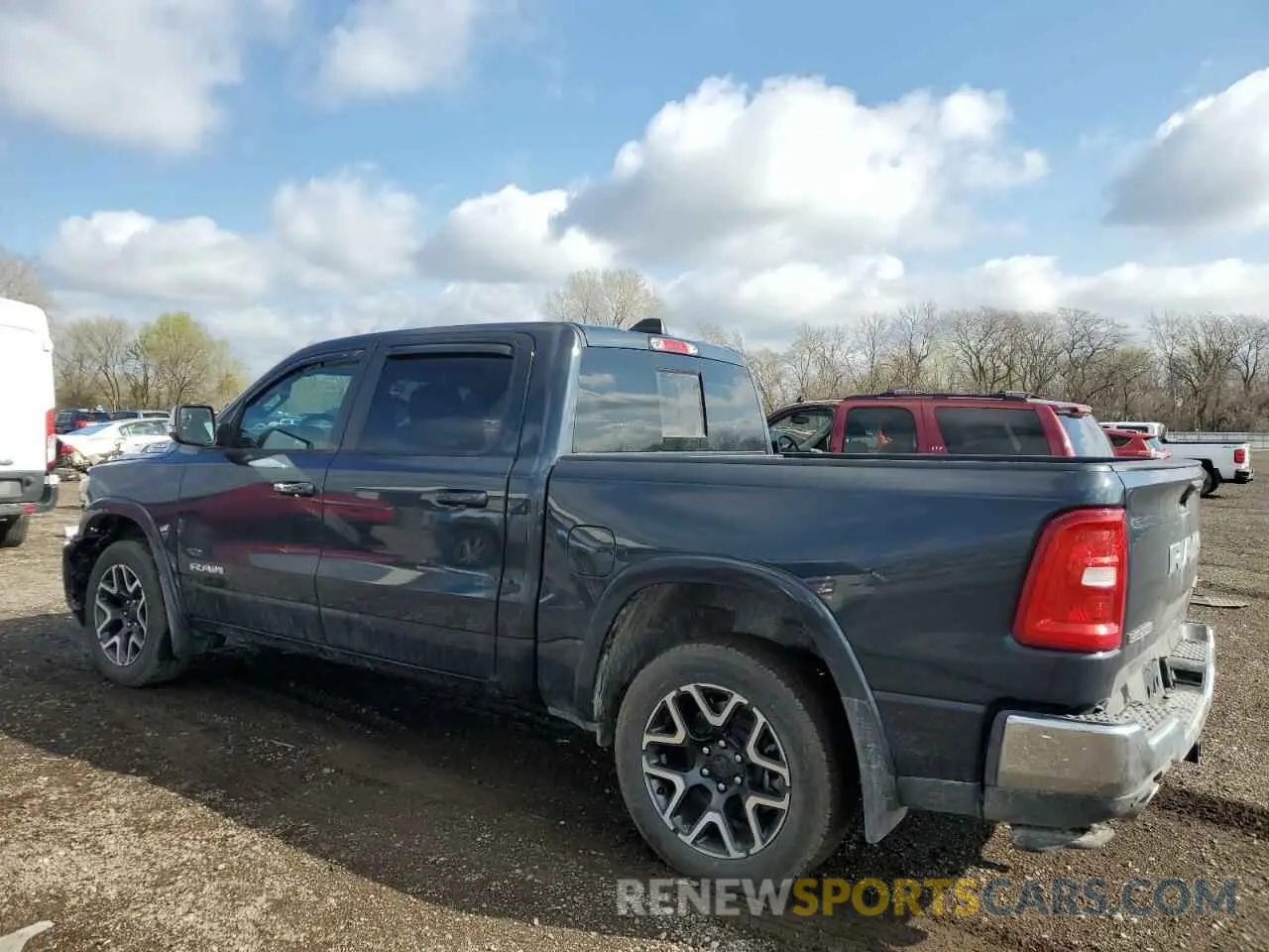 2 Photograph of a damaged car 1C6SRFJPXSN655602 RAM 1500 2025