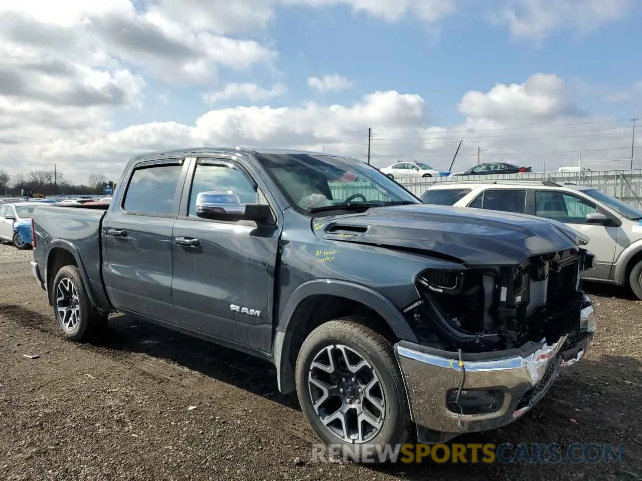 4 Photograph of a damaged car 1C6SRFJPXSN655602 RAM 1500 2025