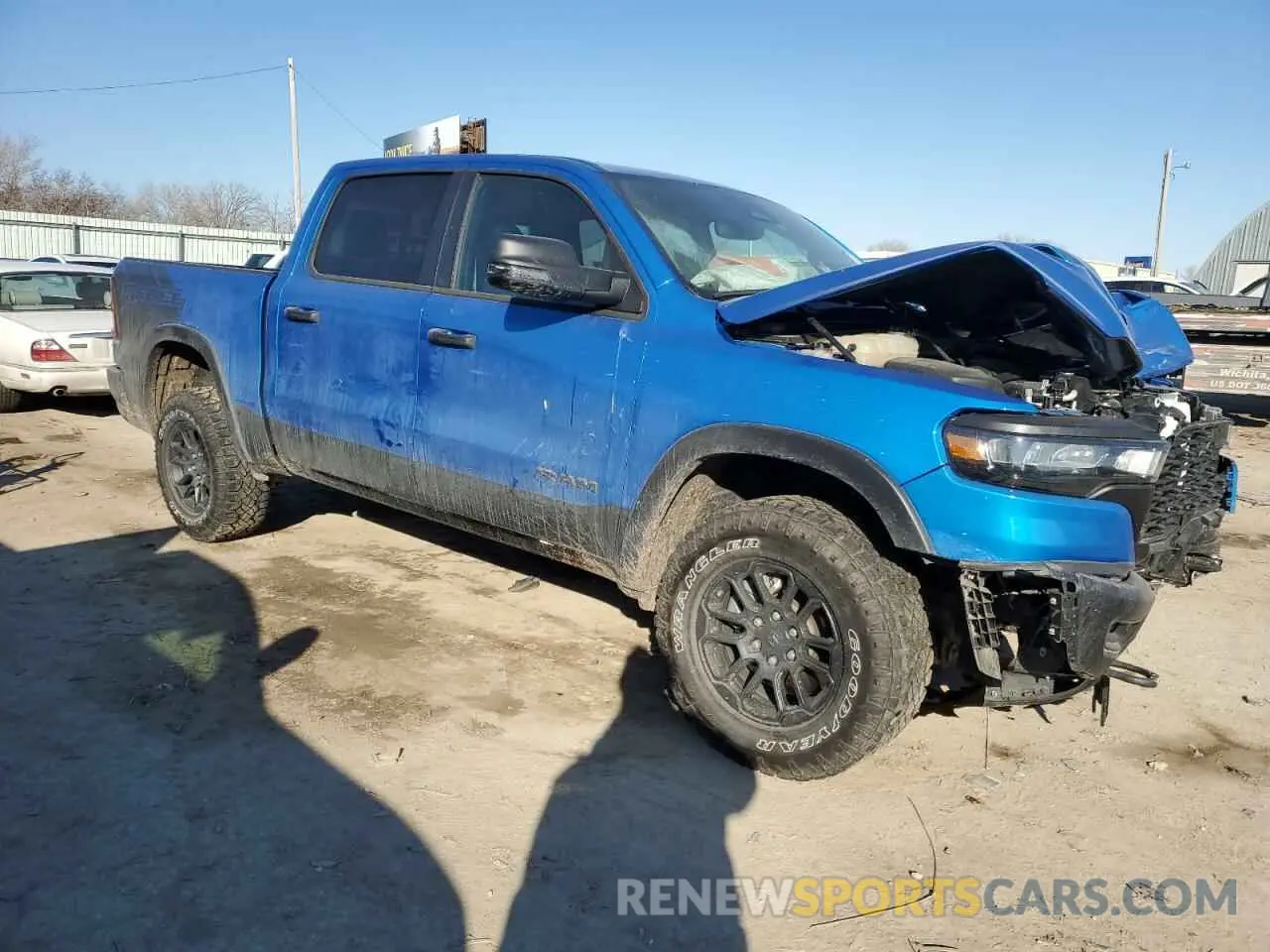 4 Photograph of a damaged car 1C6SRFLP4SN547151 RAM 1500 2025