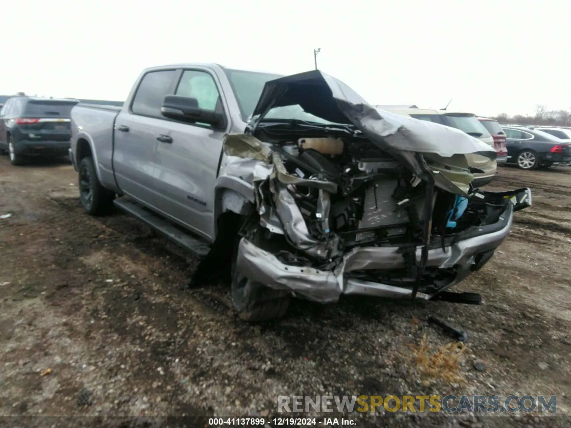 1 Photograph of a damaged car 1C6SRFMP0SN519412 RAM 1500 2025