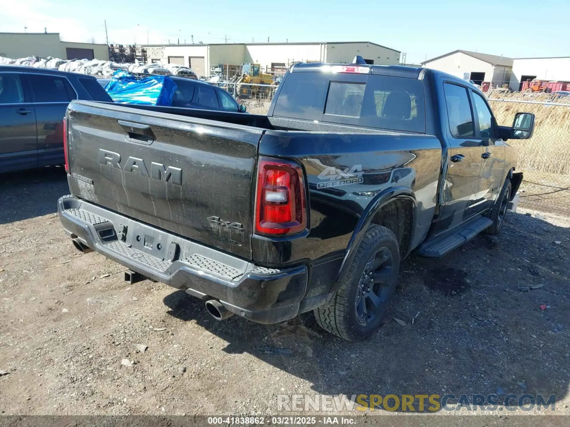 4 Photograph of a damaged car 1C6SRFMP2SN658960 RAM 1500 2025