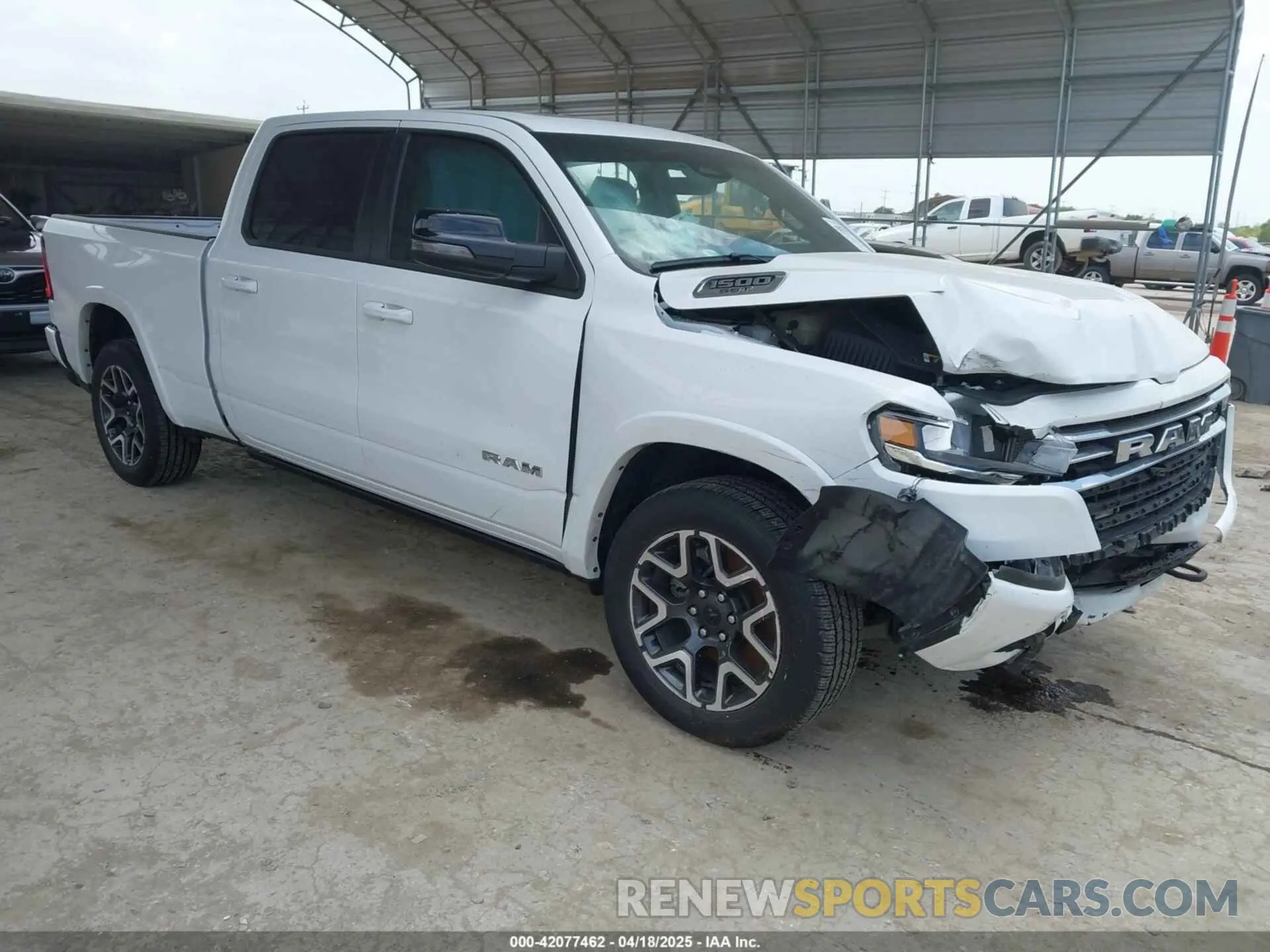 1 Photograph of a damaged car 1C6SRFRP3SN538769 RAM 1500 2025