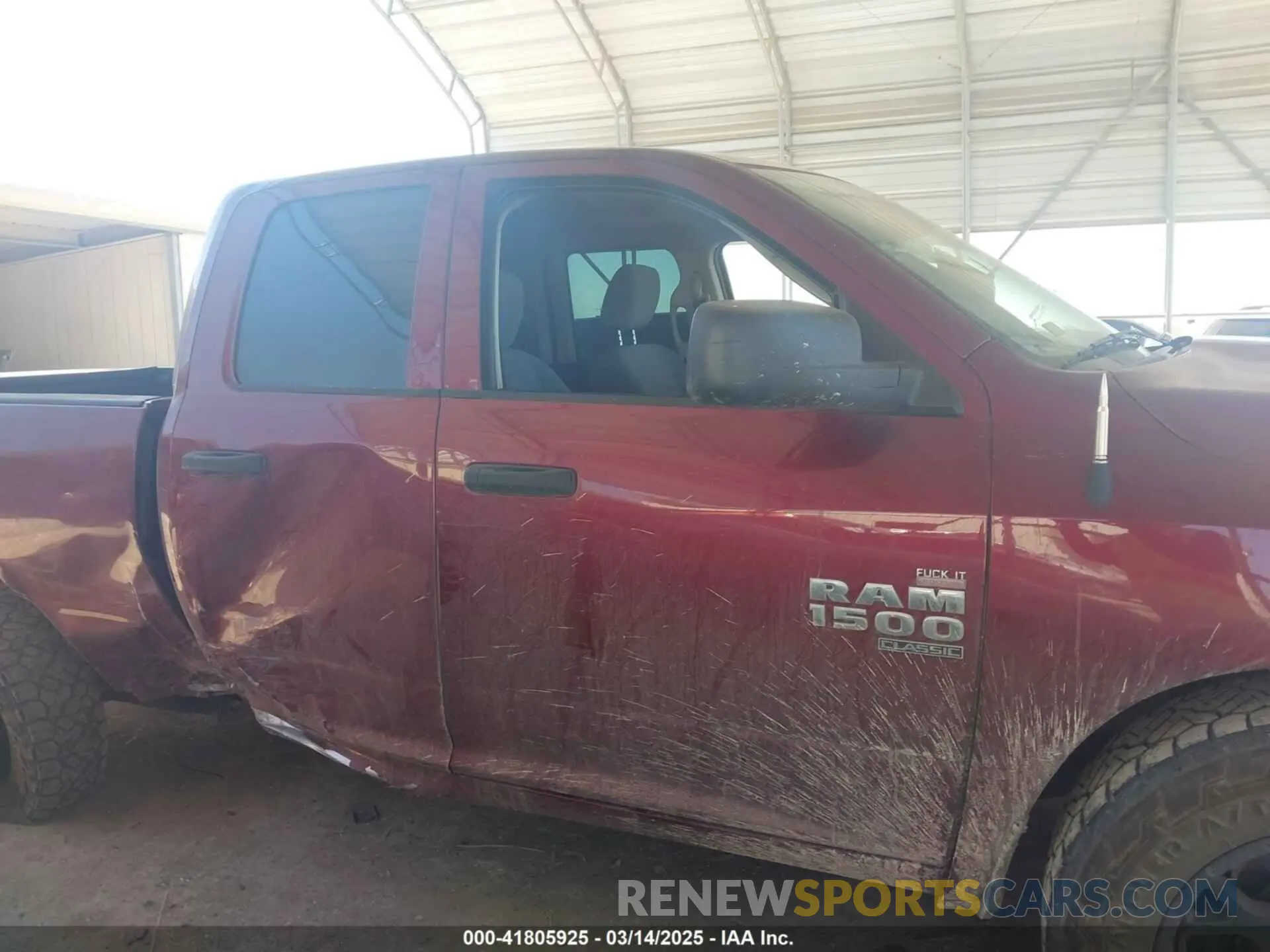 13 Photograph of a damaged car 1C6RR6FG7KS704795 RAM 1500 CLASSIC 2019
