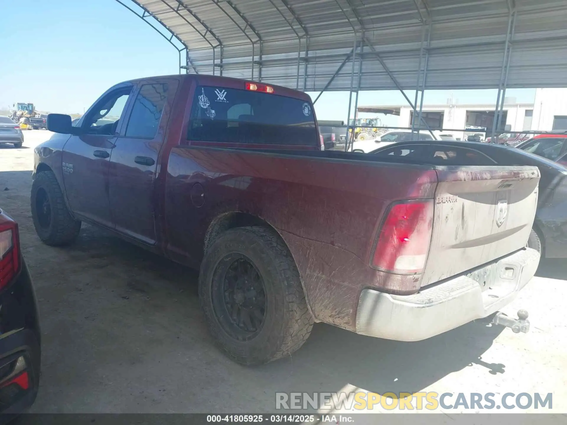 3 Photograph of a damaged car 1C6RR6FG7KS704795 RAM 1500 CLASSIC 2019