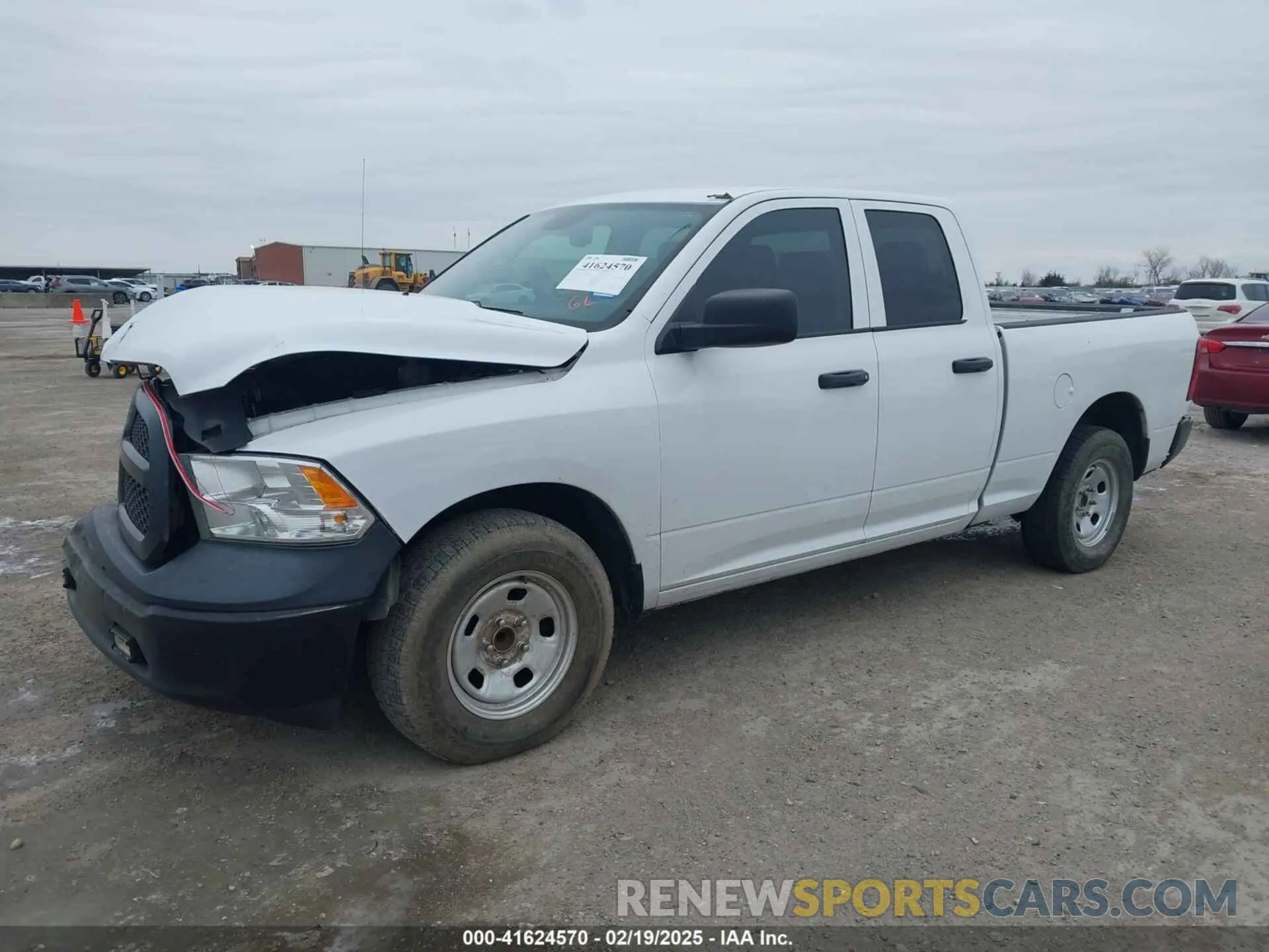 2 Photograph of a damaged car 1C6RR6FG9KS581436 RAM 1500 CLASSIC 2019