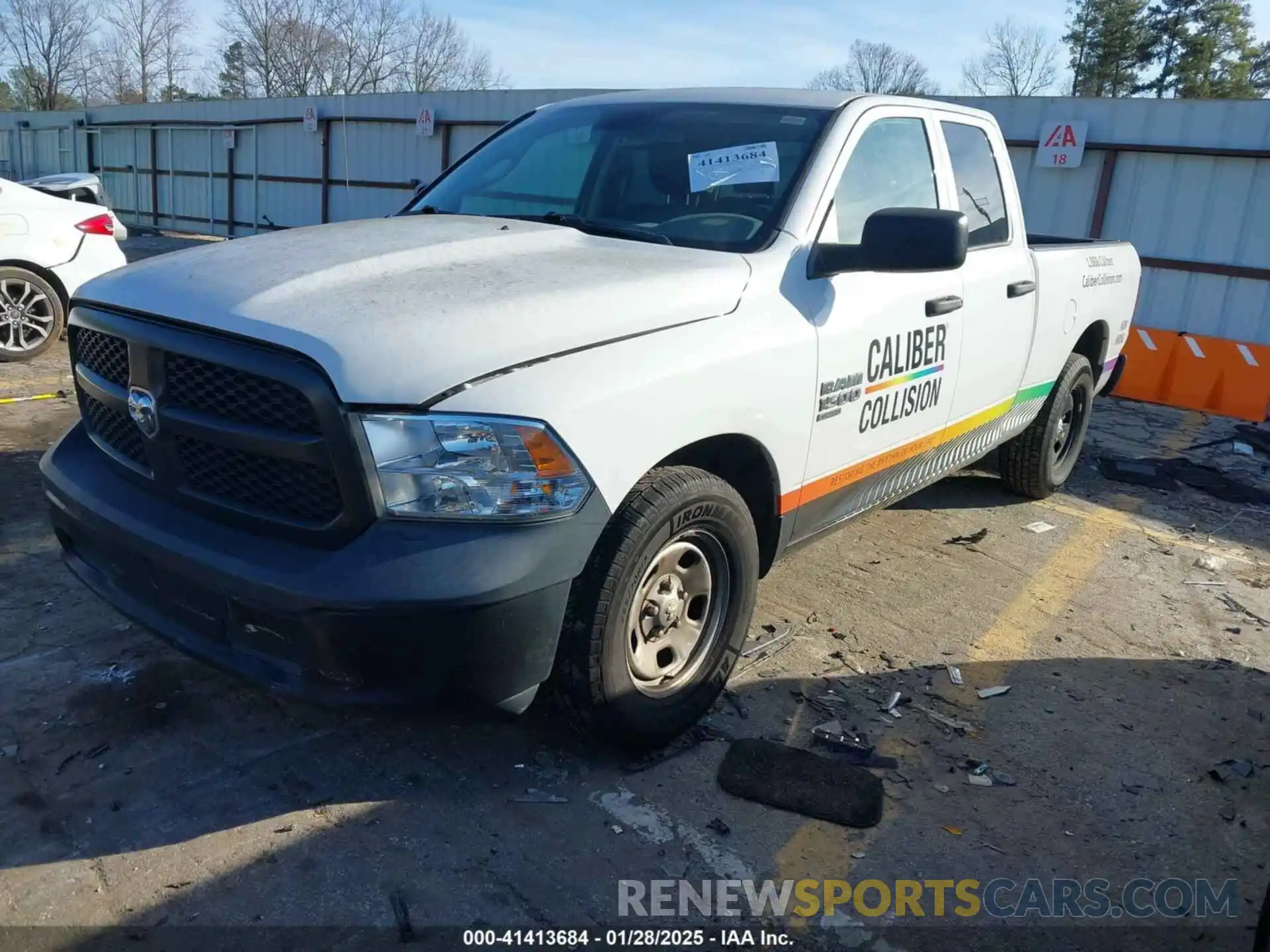 2 Photograph of a damaged car 1C6RR6FG9KS733134 RAM 1500 CLASSIC 2019