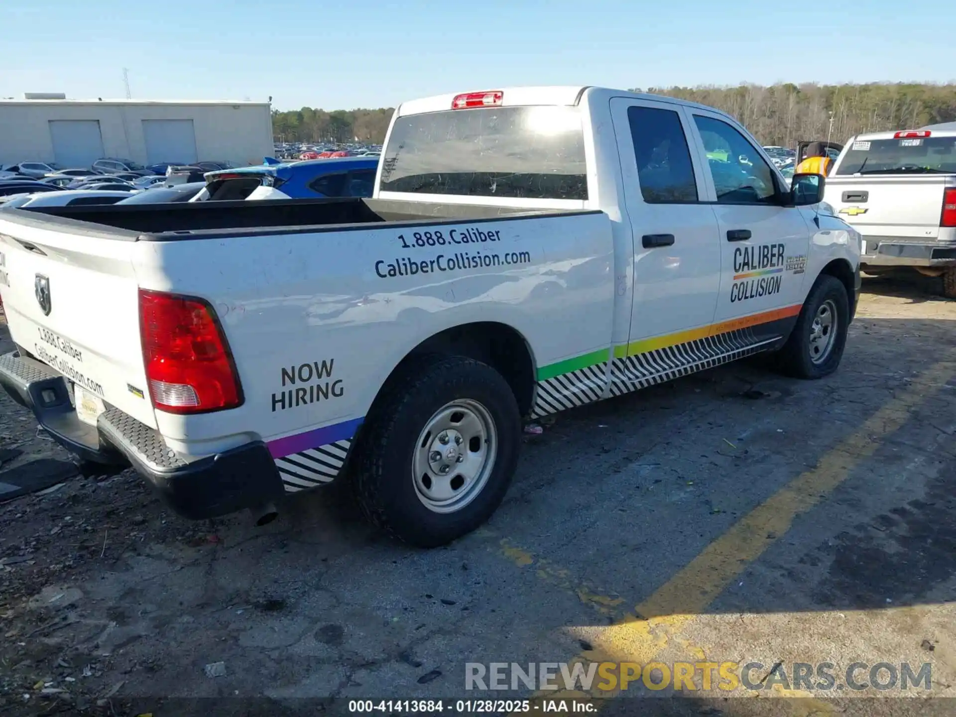 4 Photograph of a damaged car 1C6RR6FG9KS733134 RAM 1500 CLASSIC 2019