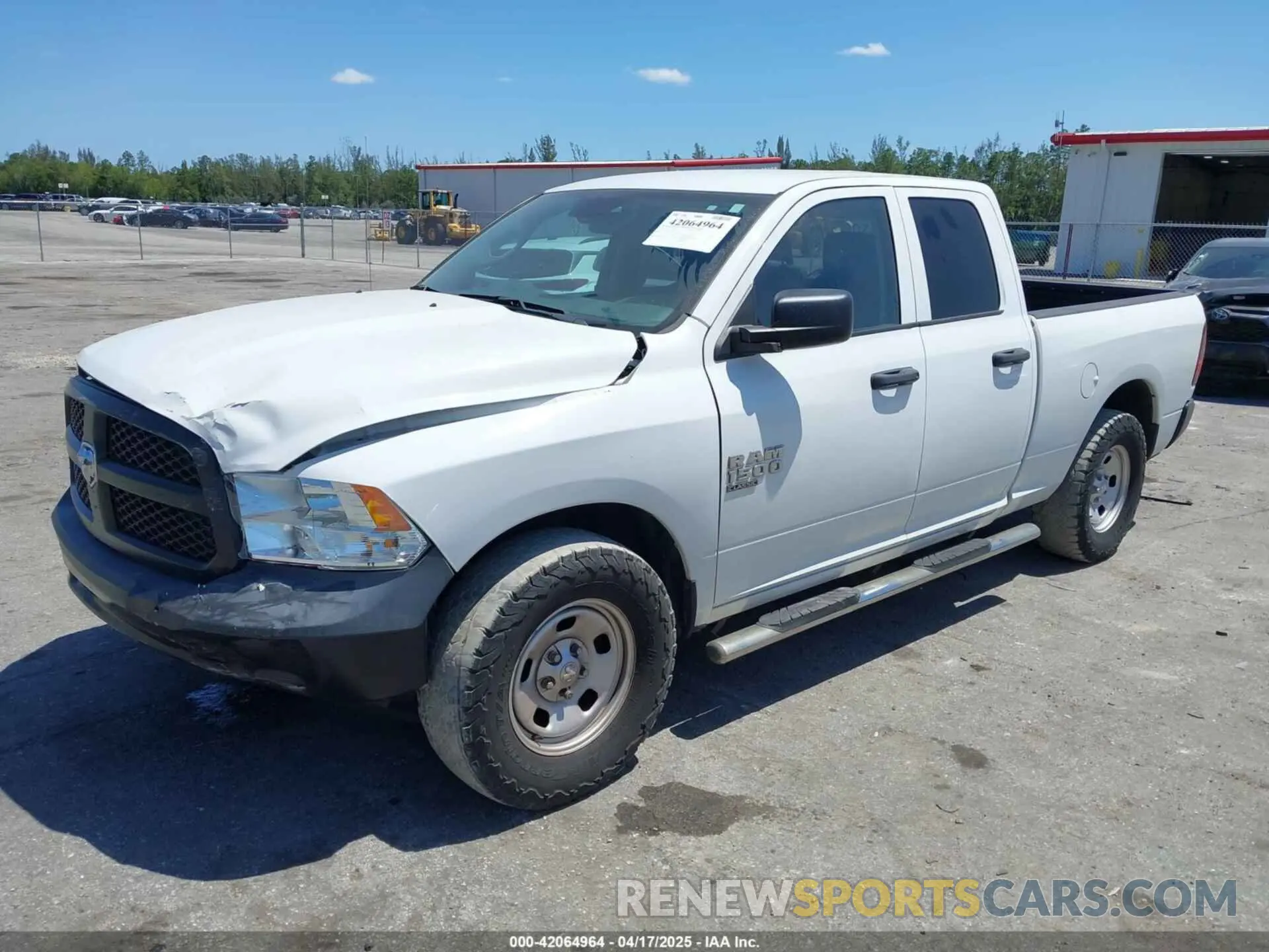 2 Photograph of a damaged car 1C6RR6FGXKS707254 RAM 1500 CLASSIC 2019
