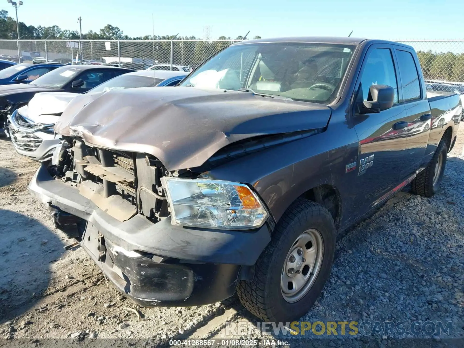 2 Photograph of a damaged car 1C6RR6FT3KS525697 RAM 1500 CLASSIC 2019