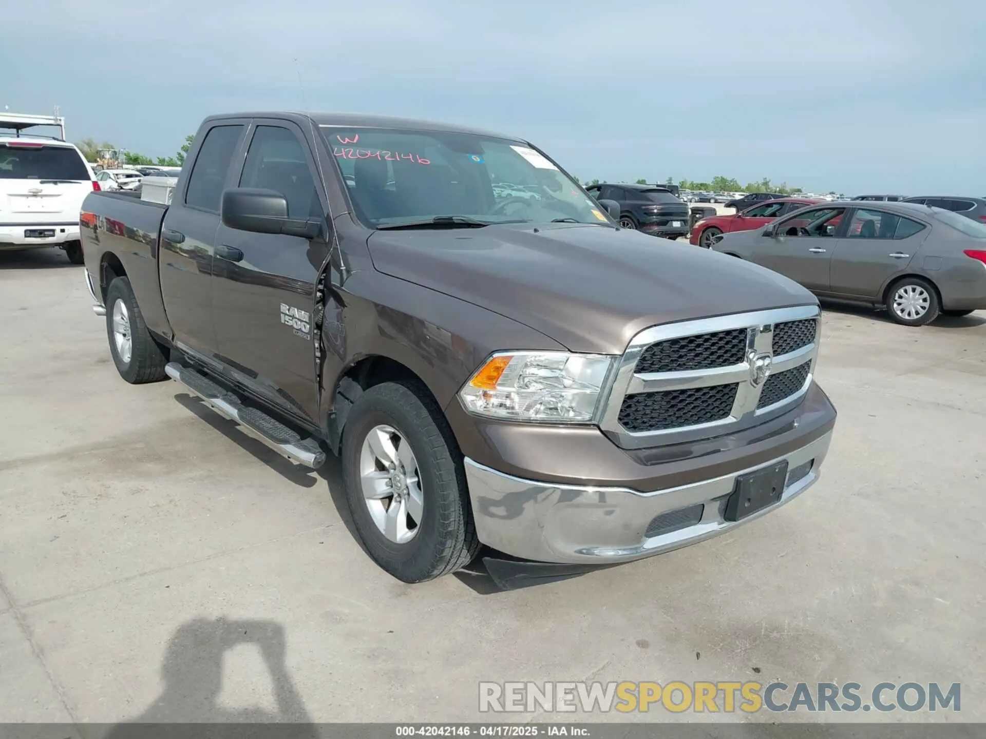 1 Photograph of a damaged car 1C6RR6FT6KS742077 RAM 1500 CLASSIC 2019