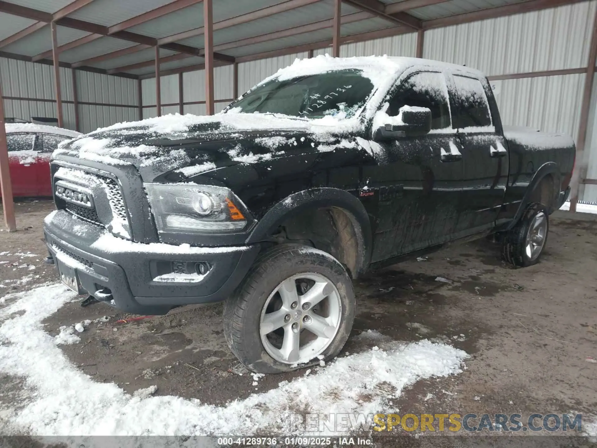 2 Photograph of a damaged car 1C6RR6GT0KS706707 RAM 1500 CLASSIC 2019