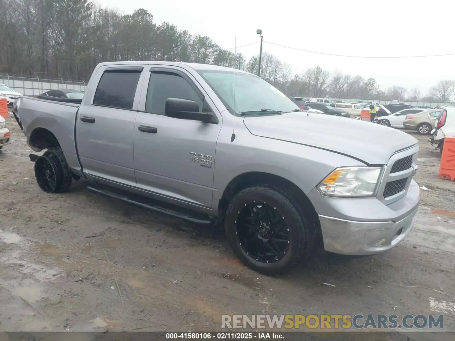 1 Photograph of a damaged car 1C6RR6KG3KS726864 RAM 1500 CLASSIC 2019