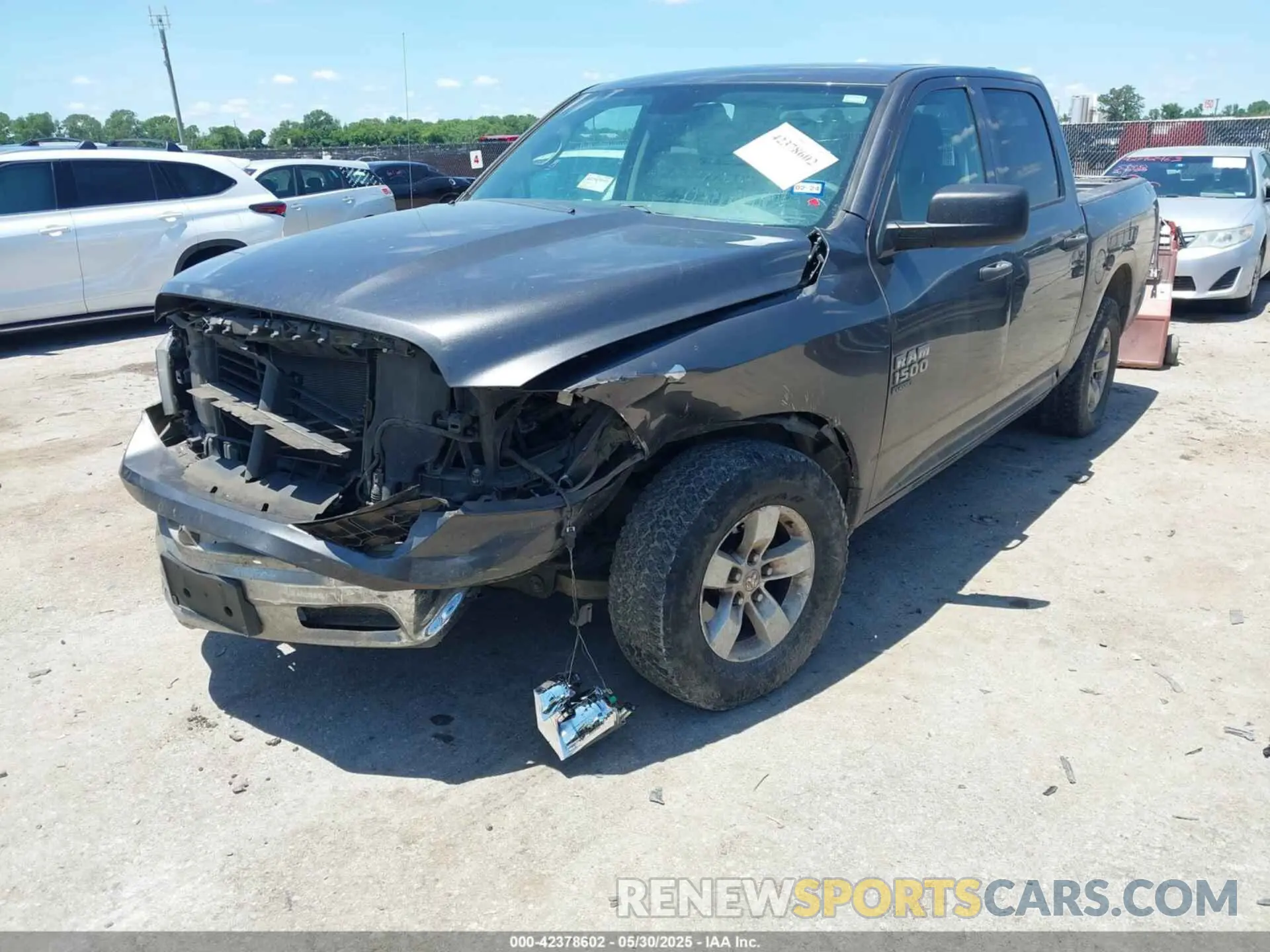 2 Photograph of a damaged car 1C6RR6KG9KS500229 RAM 1500 CLASSIC 2019