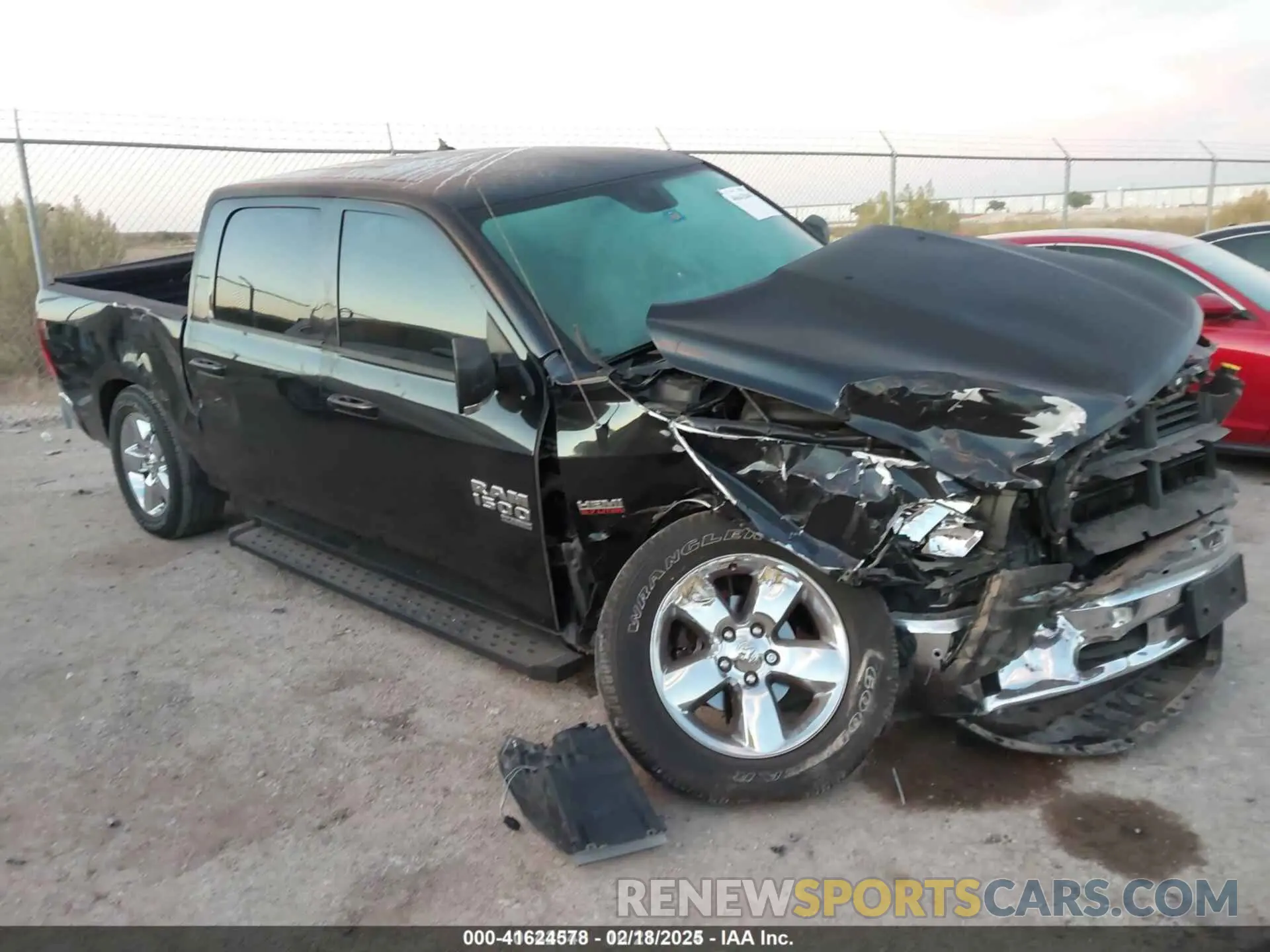 1 Photograph of a damaged car 1C6RR6LT2KS564298 RAM 1500 CLASSIC 2019
