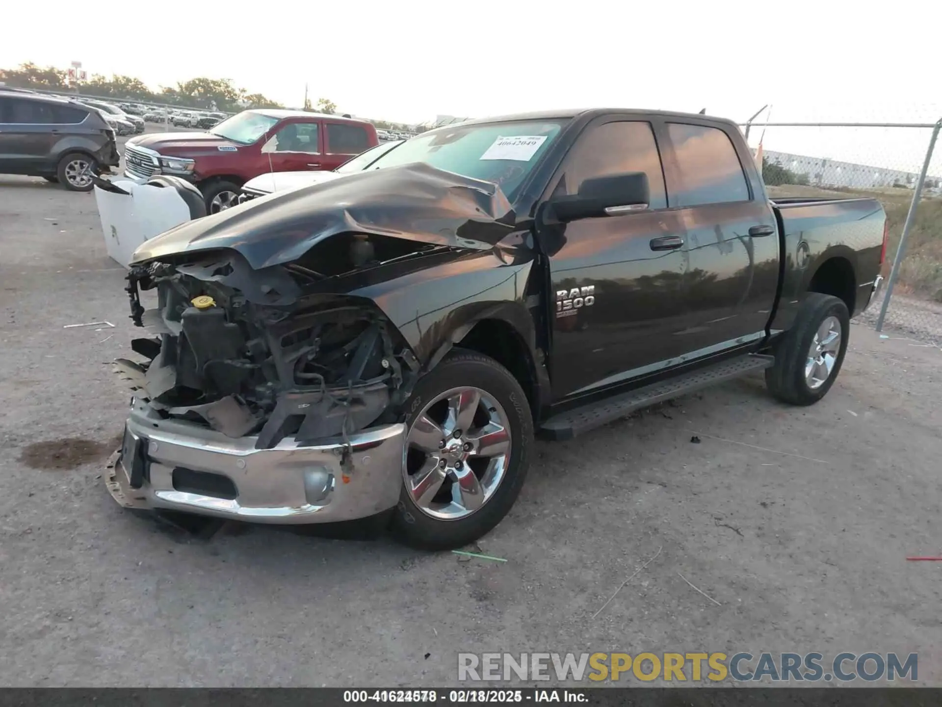 2 Photograph of a damaged car 1C6RR6LT2KS564298 RAM 1500 CLASSIC 2019