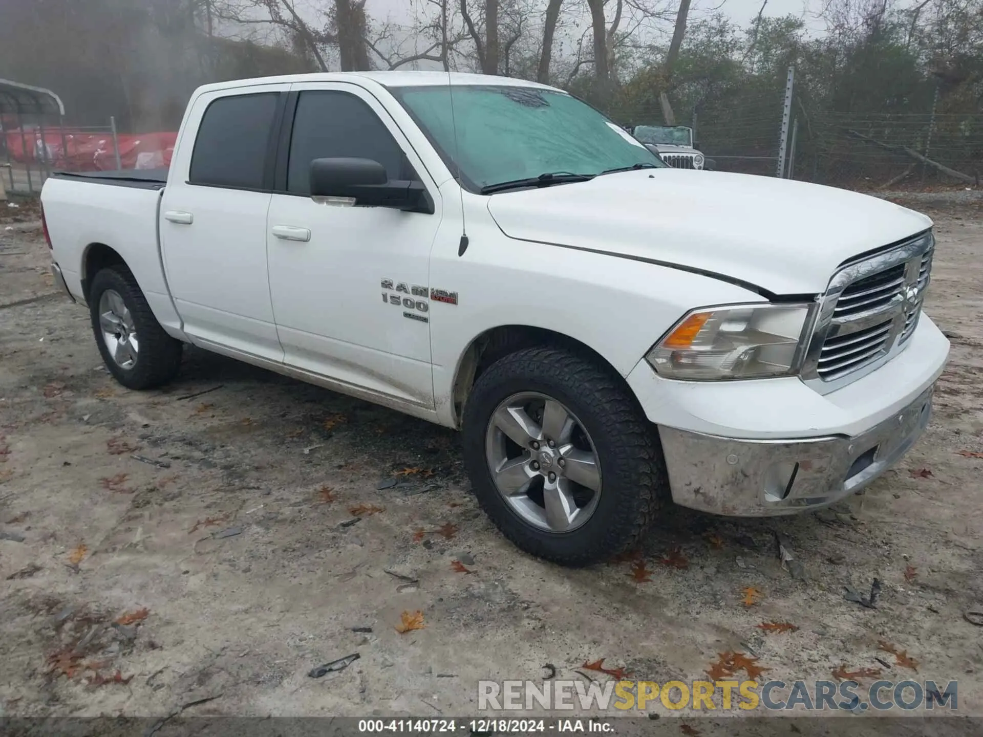 1 Photograph of a damaged car 1C6RR6LT4KS573343 RAM 1500 CLASSIC 2019
