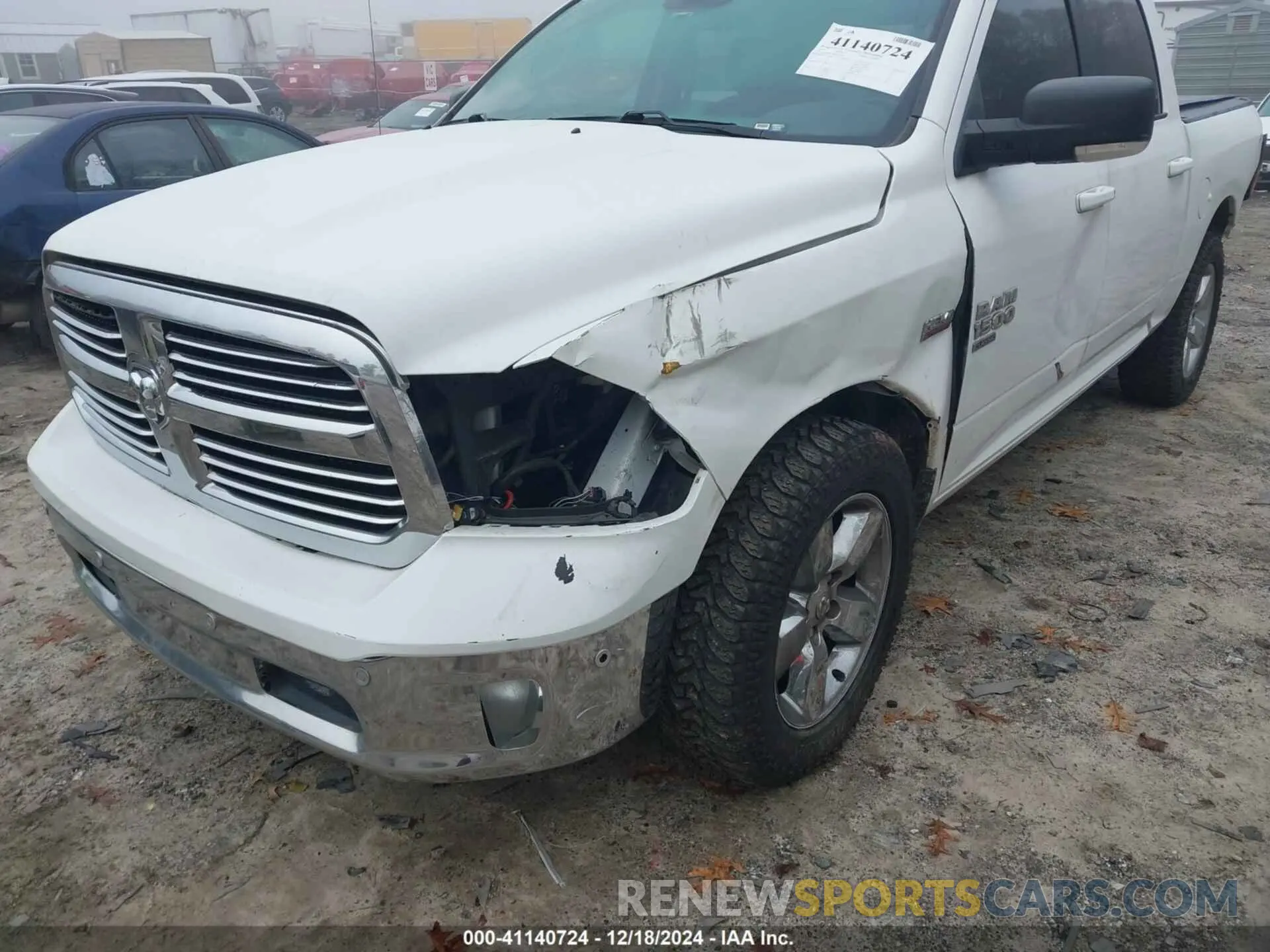 6 Photograph of a damaged car 1C6RR6LT4KS573343 RAM 1500 CLASSIC 2019