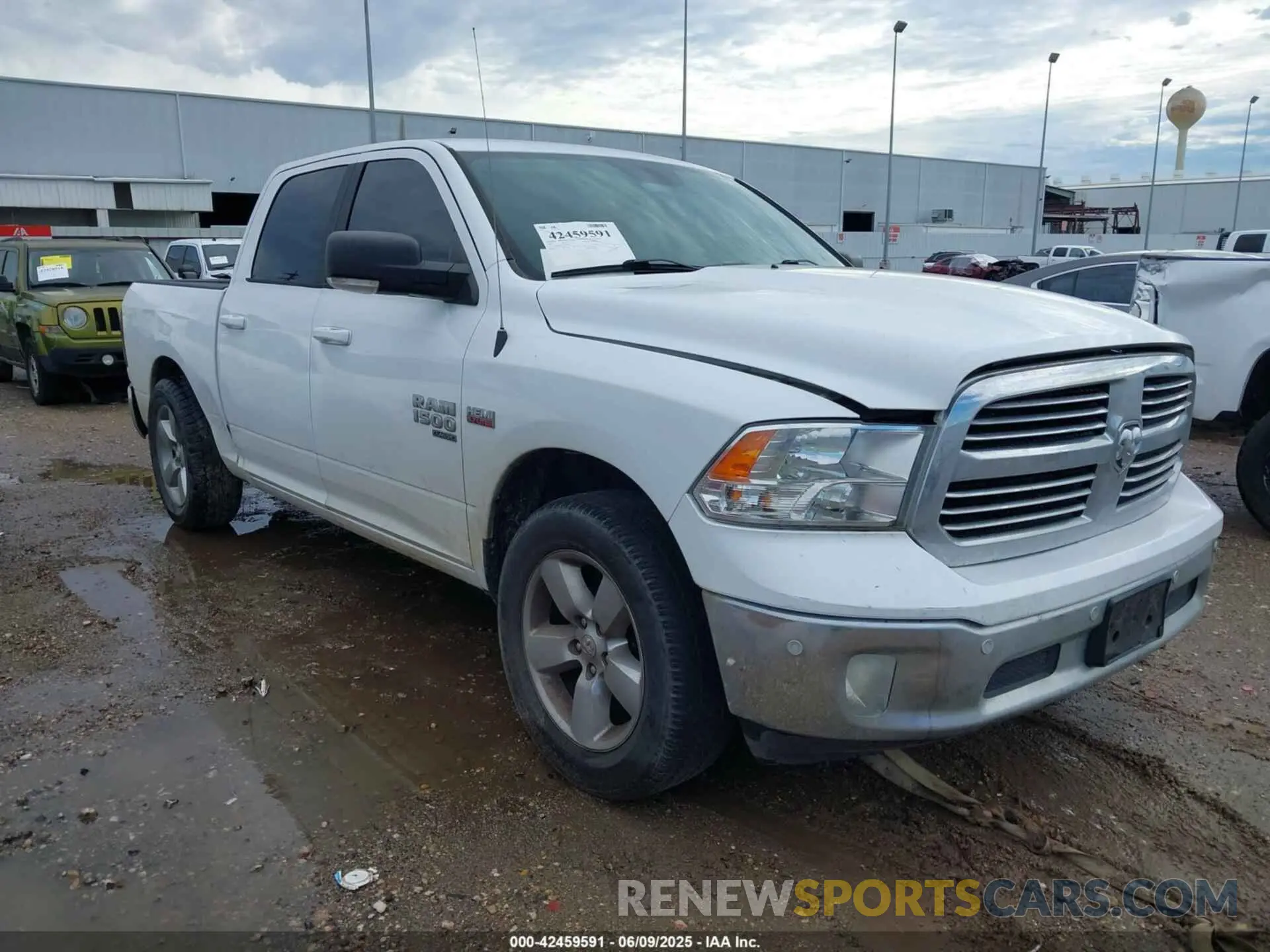 1 Photograph of a damaged car 1C6RR6LT5KS573626 RAM 1500 CLASSIC 2019