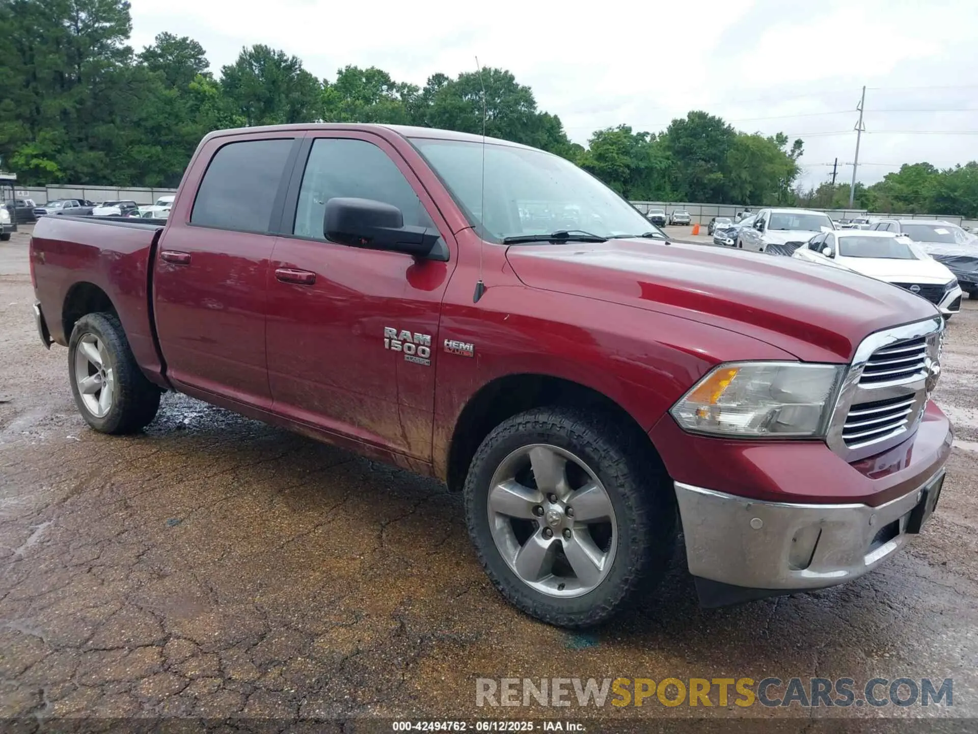 1 Photograph of a damaged car 1C6RR6LT8KS521598 RAM 1500 CLASSIC 2019