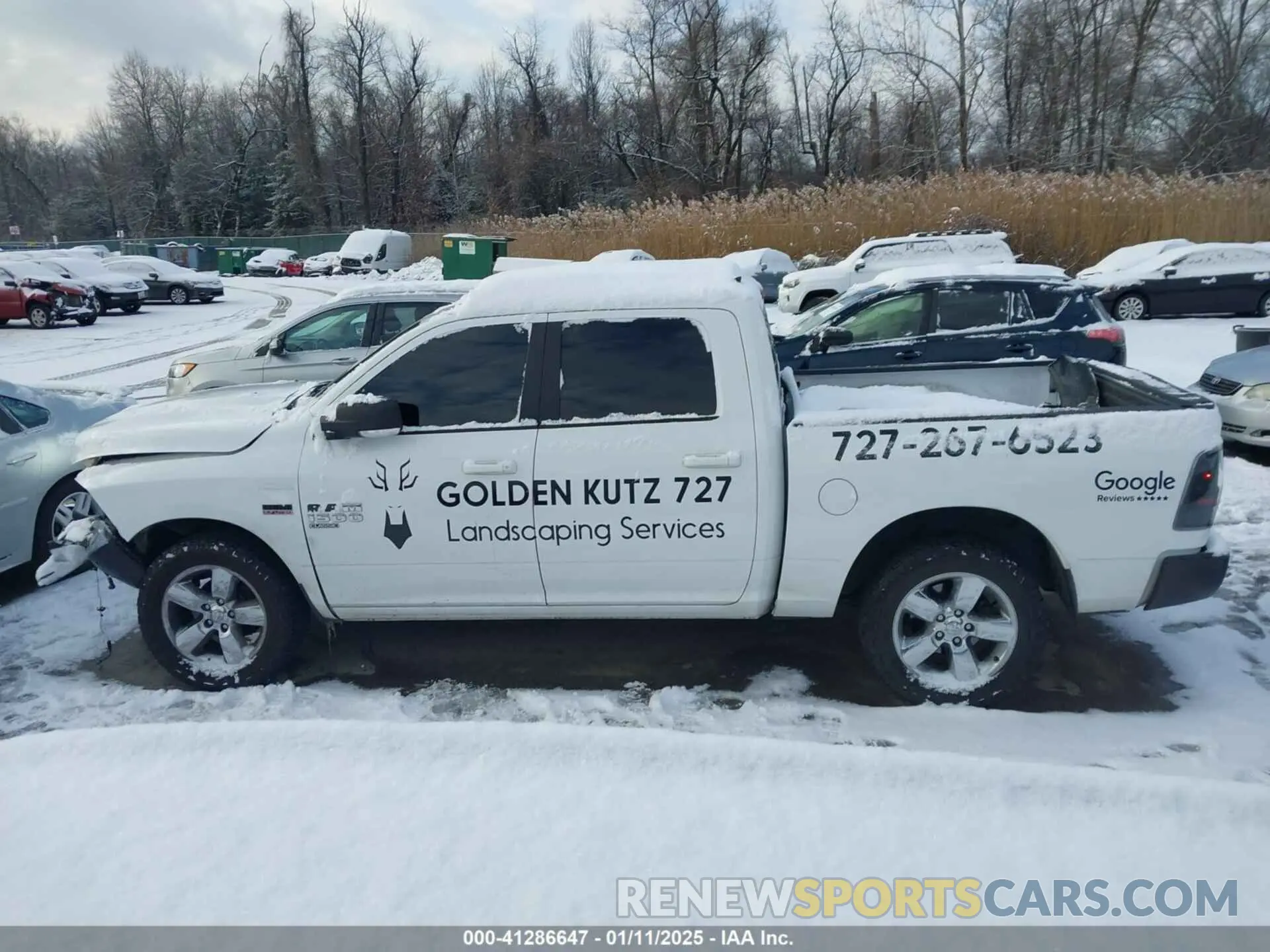 14 Photograph of a damaged car 1C6RR6LT9KS563682 RAM 1500 CLASSIC 2019