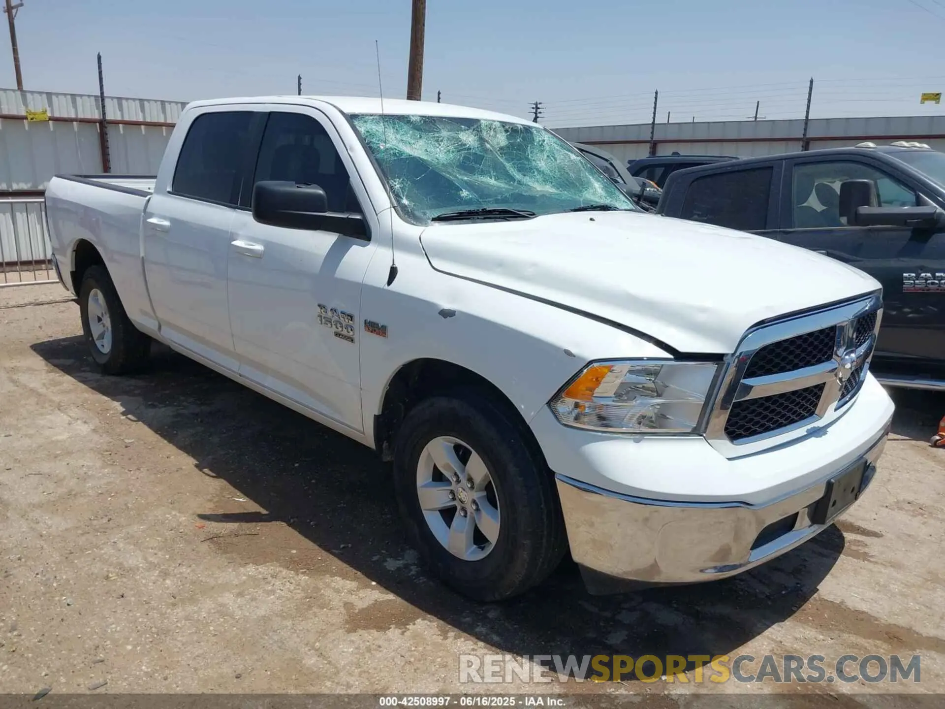 1 Photograph of a damaged car 1C6RR6TT2KS704723 RAM 1500 CLASSIC 2019