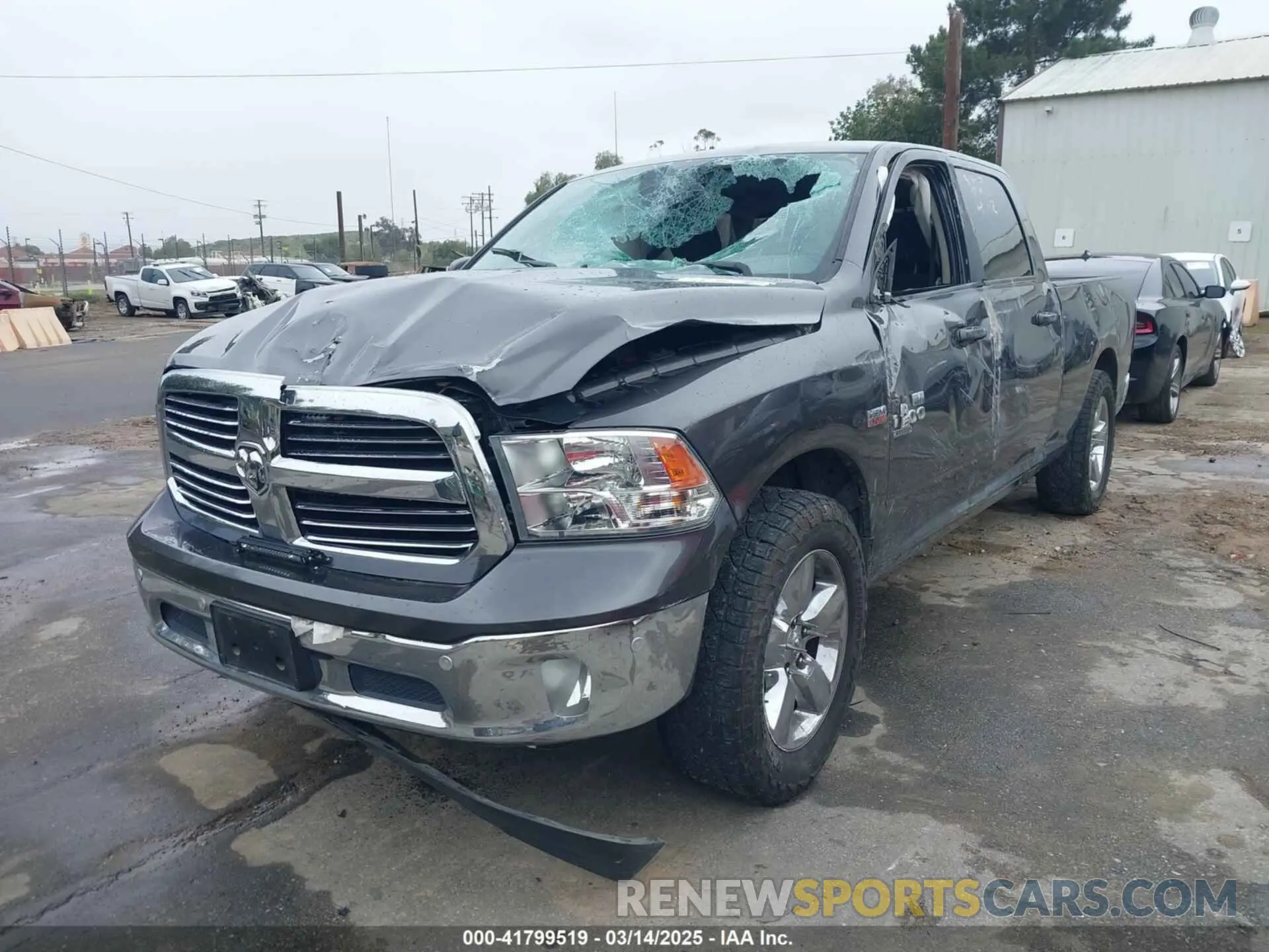 2 Photograph of a damaged car 1C6RR6TT5KS512552 RAM 1500 CLASSIC 2019