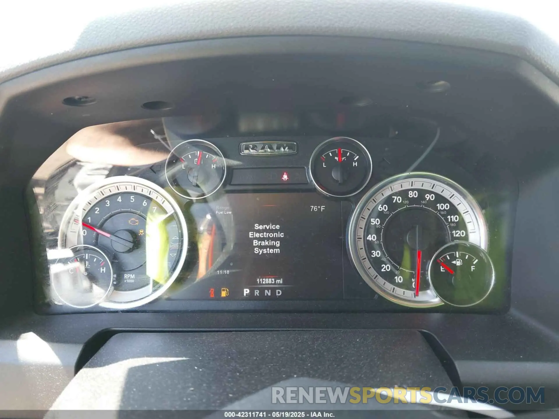 7 Photograph of a damaged car 1C6RR6TT5KS608648 RAM 1500 CLASSIC 2019