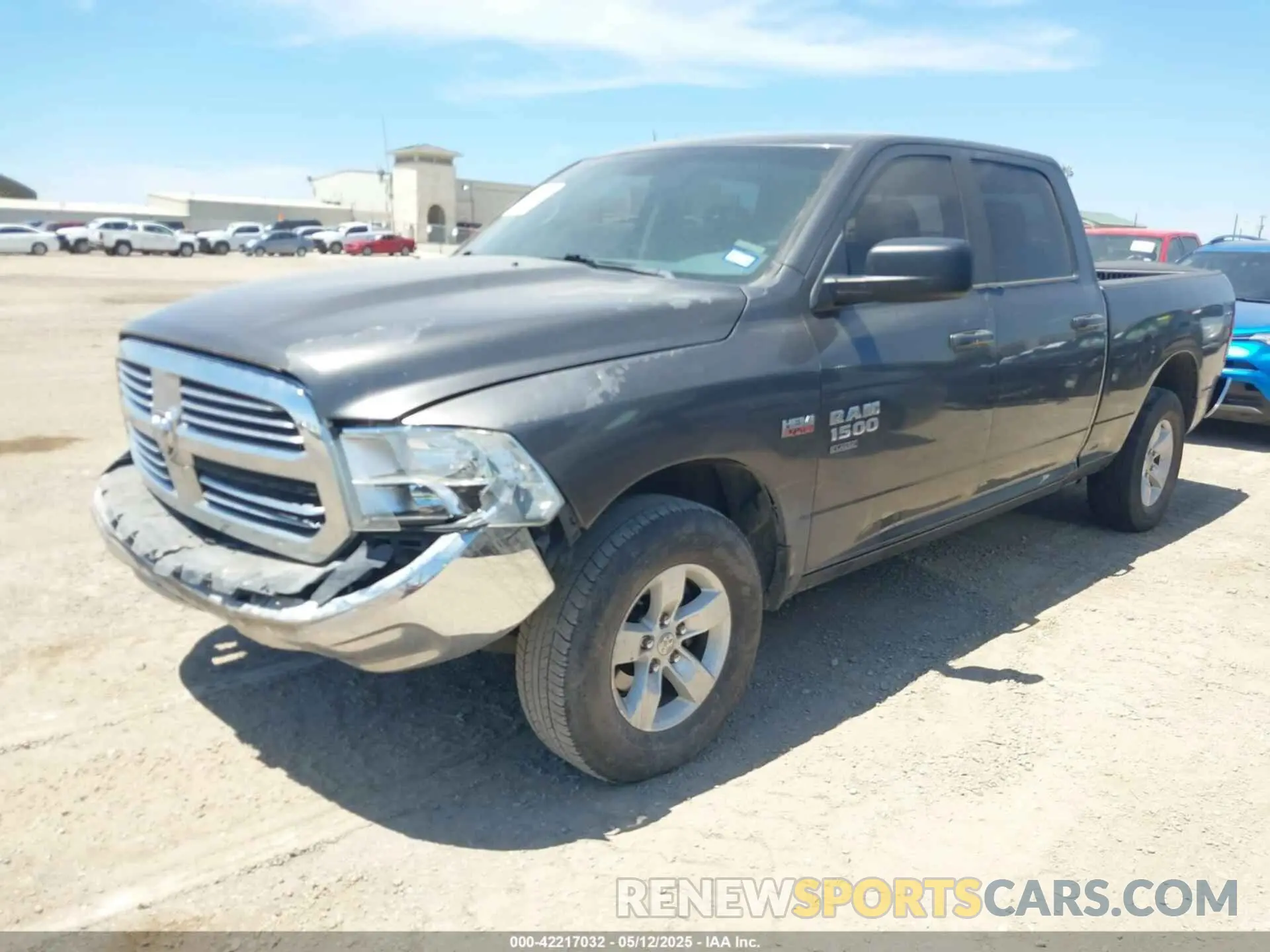 2 Photograph of a damaged car 1C6RR6TT6KS693564 RAM 1500 CLASSIC 2019