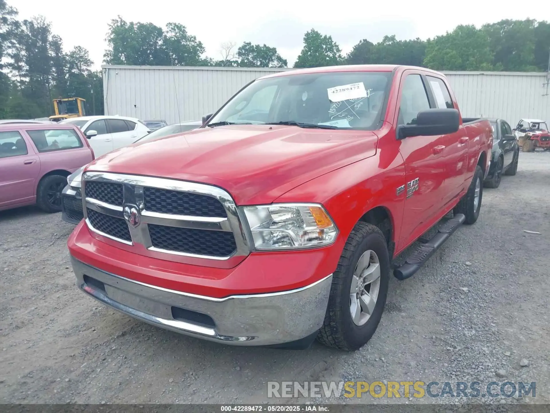 2 Photograph of a damaged car 1C6RR6TT6KS693726 RAM 1500 CLASSIC 2019