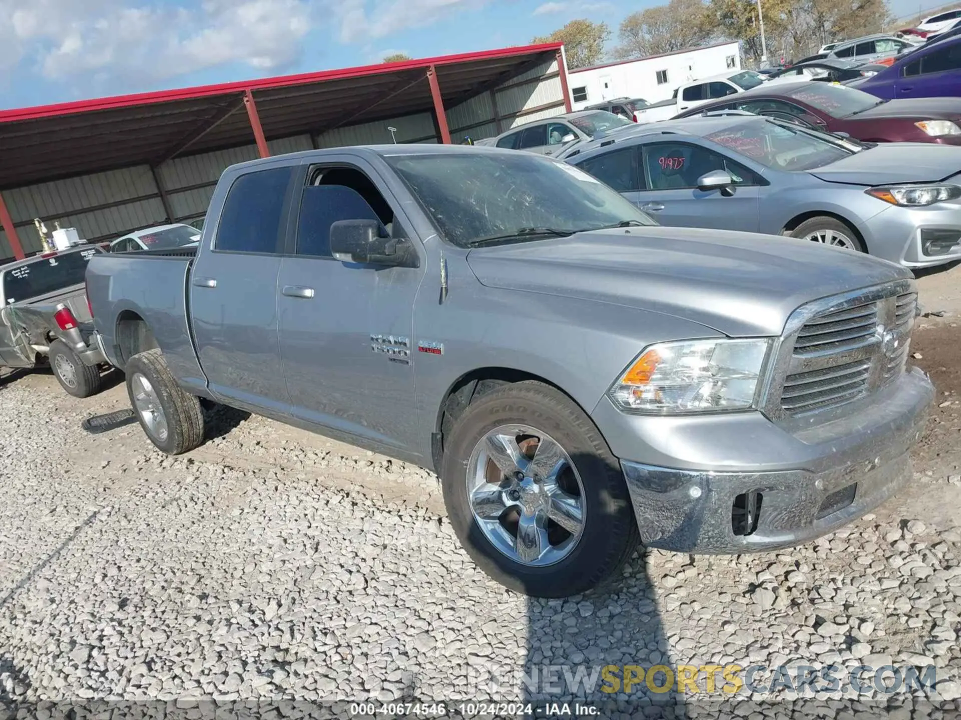1 Photograph of a damaged car 1C6RR6TT7KS689264 RAM 1500 CLASSIC 2019